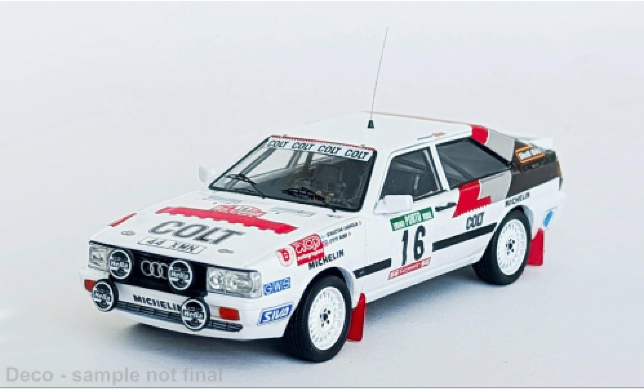 Audi Quattro 1/43 Trofeu quattro Rally Portugal 1988 #16 1:43 modelauto