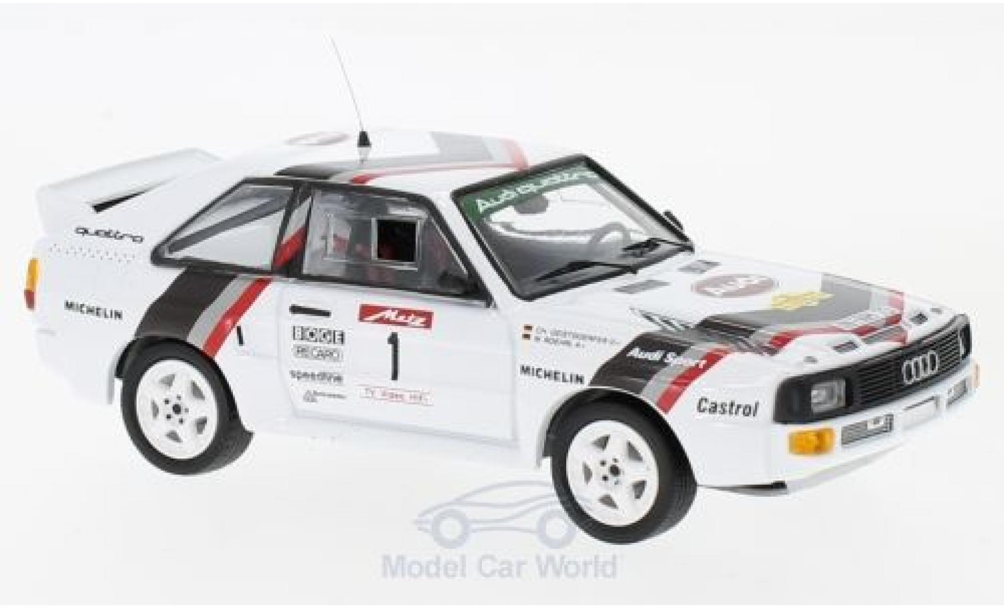 Audi Sport Quattro 1/43 Trofeu Sport quattro No.1 Rallye DM Rallye Metz 1984 W.R&ouml;hrl/C.Geistd&ouml;rfer modelauto