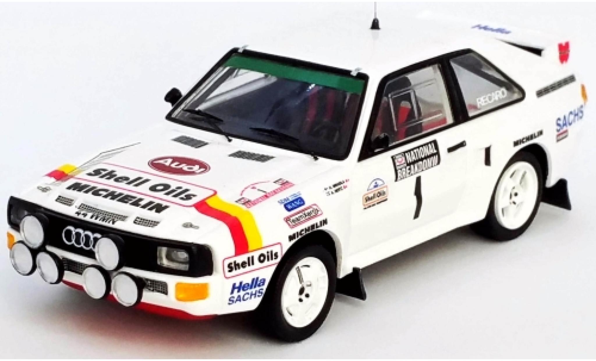 Audi Sport Quattro 1/43 Trofeu Sport quattro No.1 S Oils National Stationwagendown Rally 1986 H.Mikkola/A.Hertz modelauto