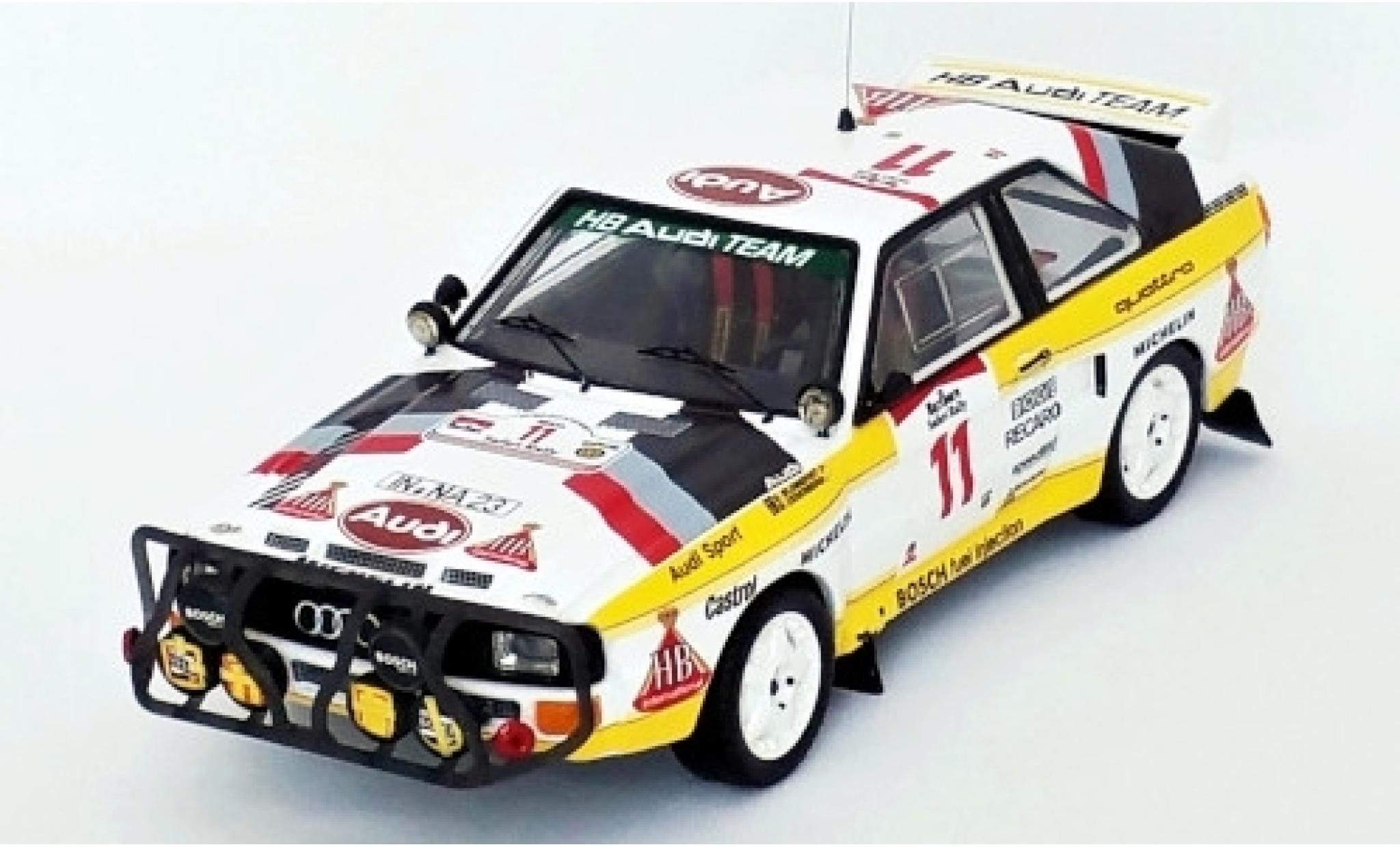 Audi Sport Quattro 1/43 Trofeu Sport quattro No.11 HB Team HB Rallye WM Safari Rallye 1985 S.Blomqvist/B.Cederberg modelauto