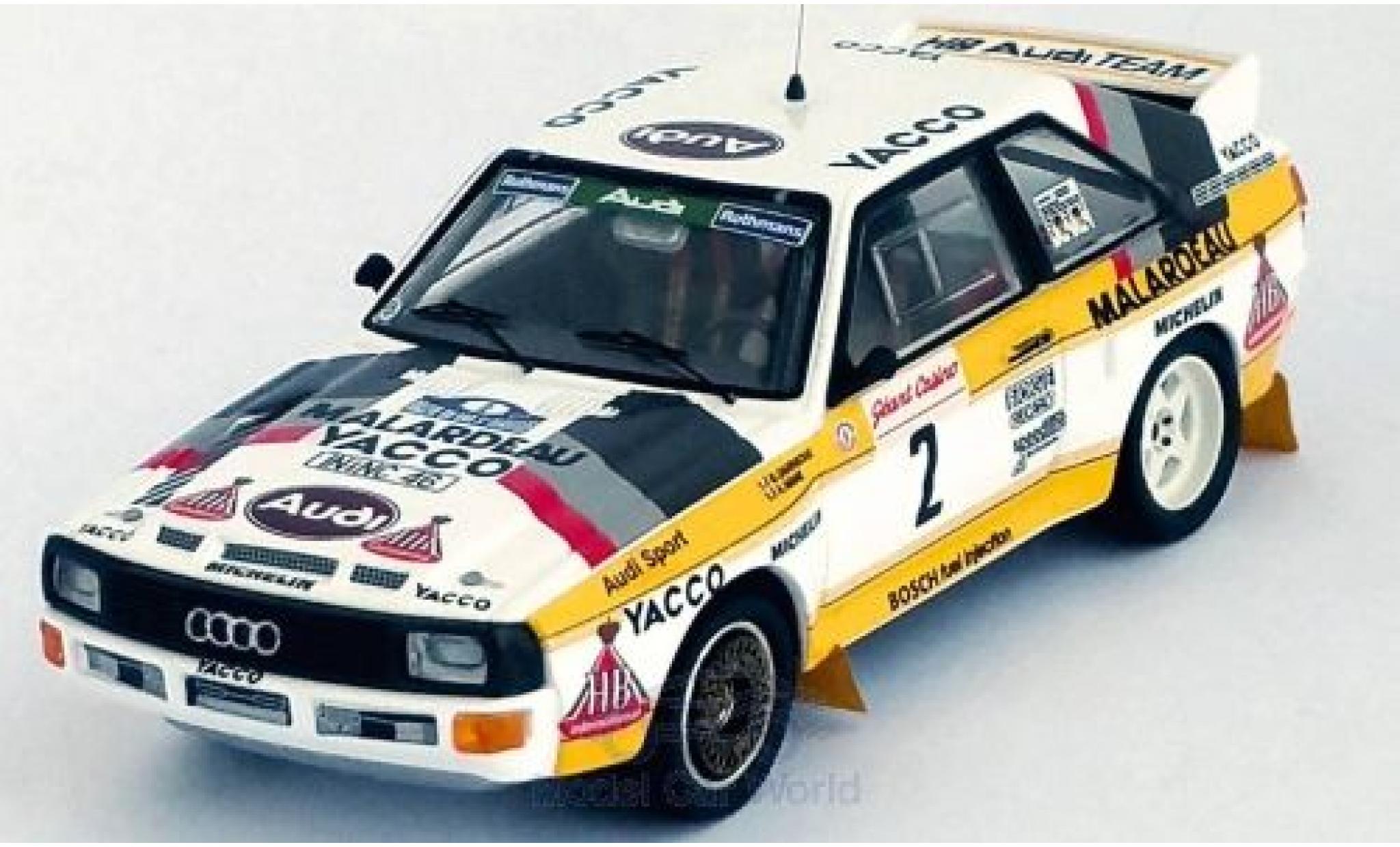 Audi Sport Quattro 1/43 Trofeu Sport quattro No.2 HB Team Rallye du Var 1984 B.Darniche/A.Mahe modelauto