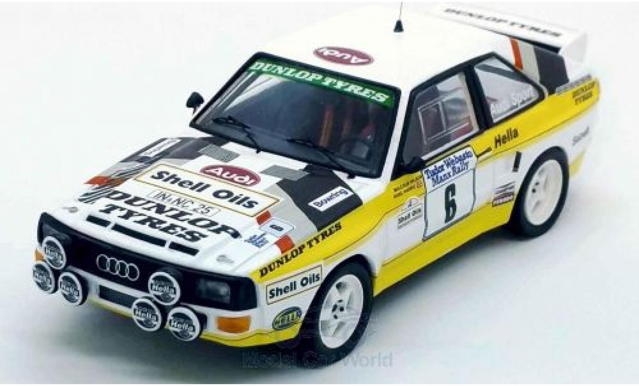 Audi Sport Quattro 1/43 Trofeu Sport quattro No.6 Rallye Manx 1985 M.Wilson/N.Harris modelauto