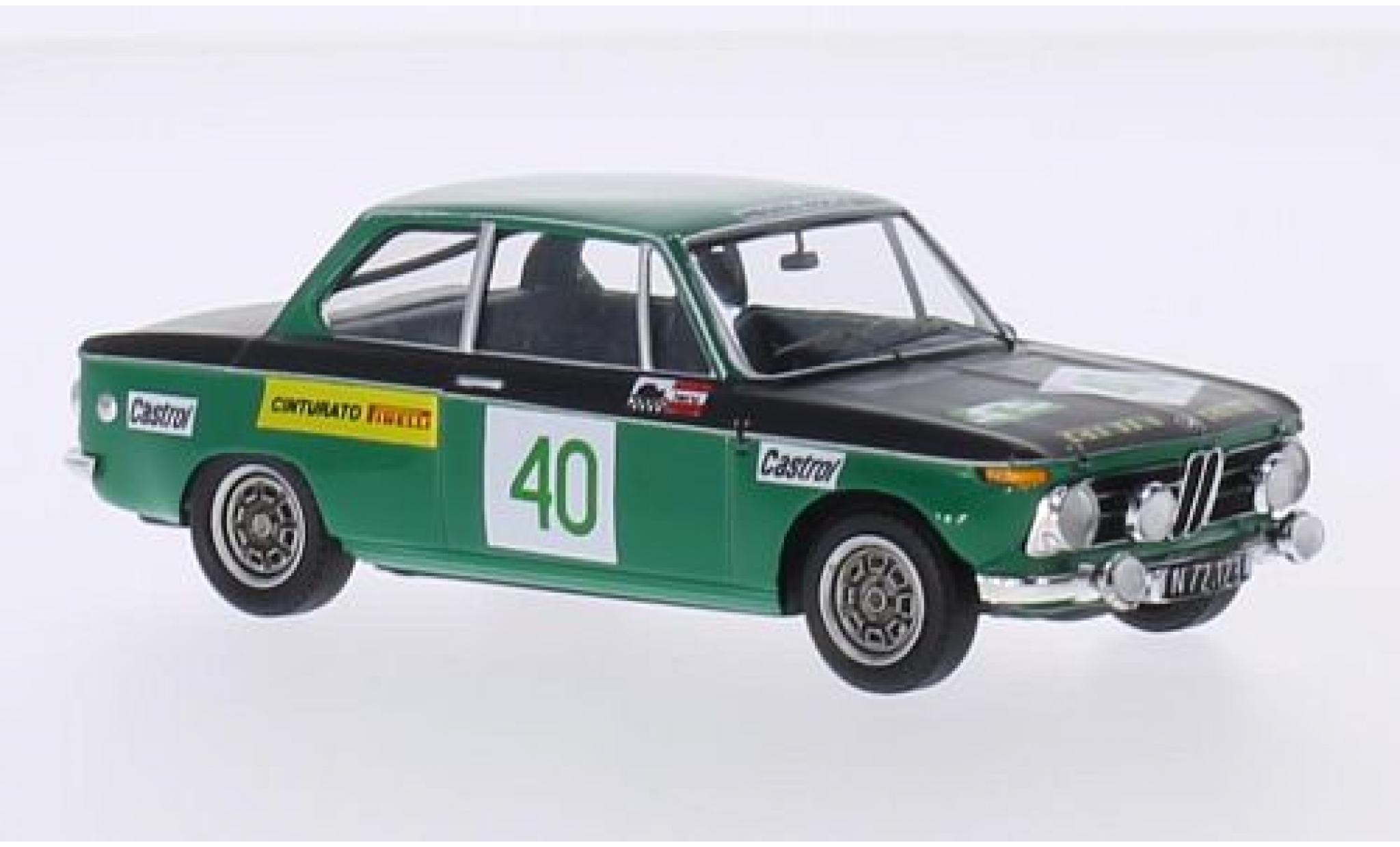 Bmw 2002 1/43 Trofeu No.40 Team RRC Leru J&auml;nner Rallye 1973 Rupp/Geppel modelauto