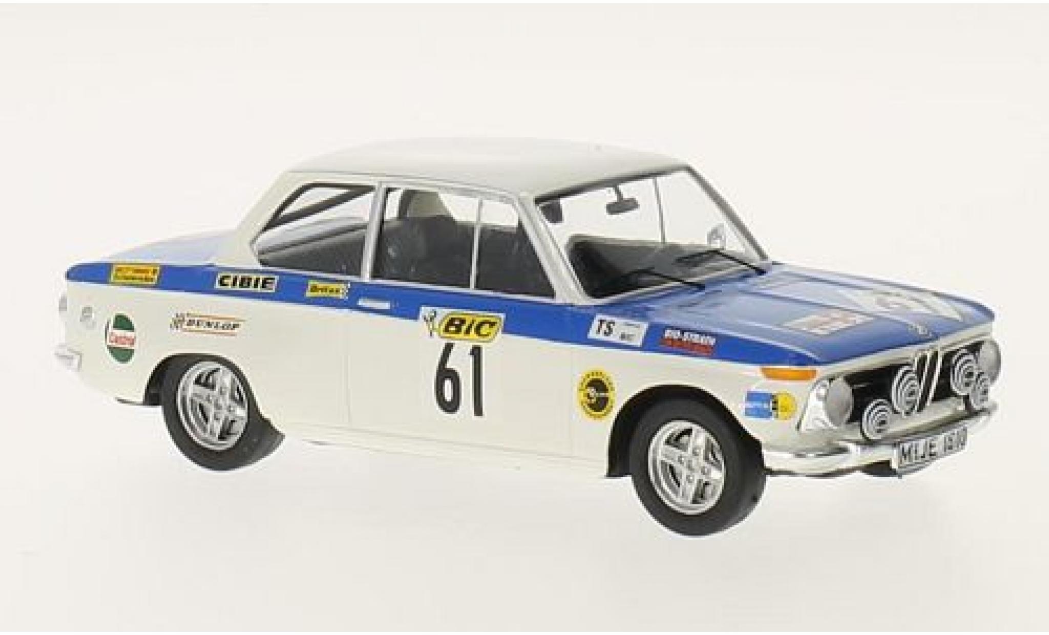 Bmw 2002 1/43 Trofeu No.61 Tour Auto 1971 T.Fall/M.Wood modelauto