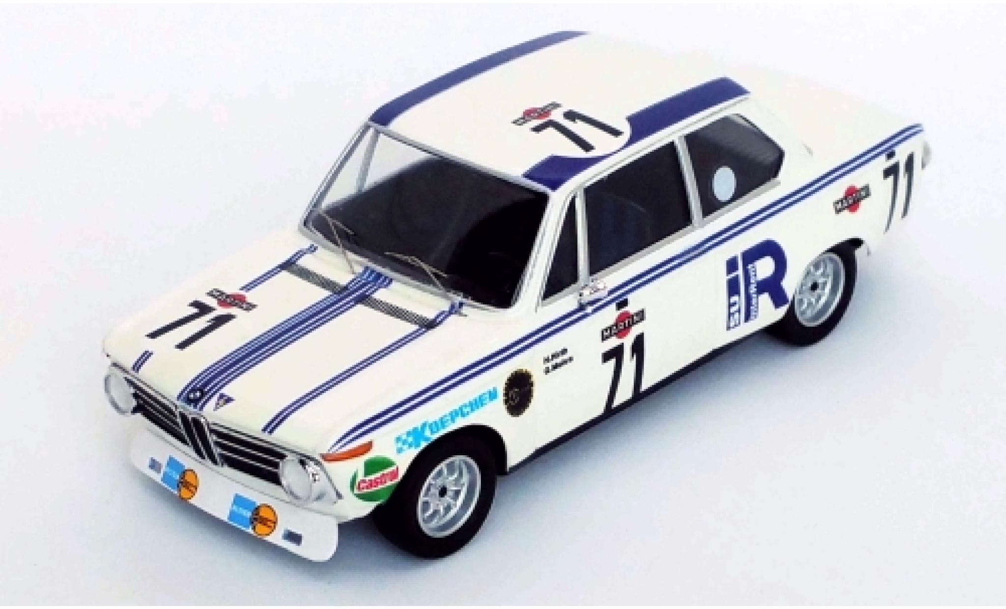 Bmw 2002 1/43 Trofeu No.71 24h Spa 1973 H.Hirth/G.Mohrs modelauto