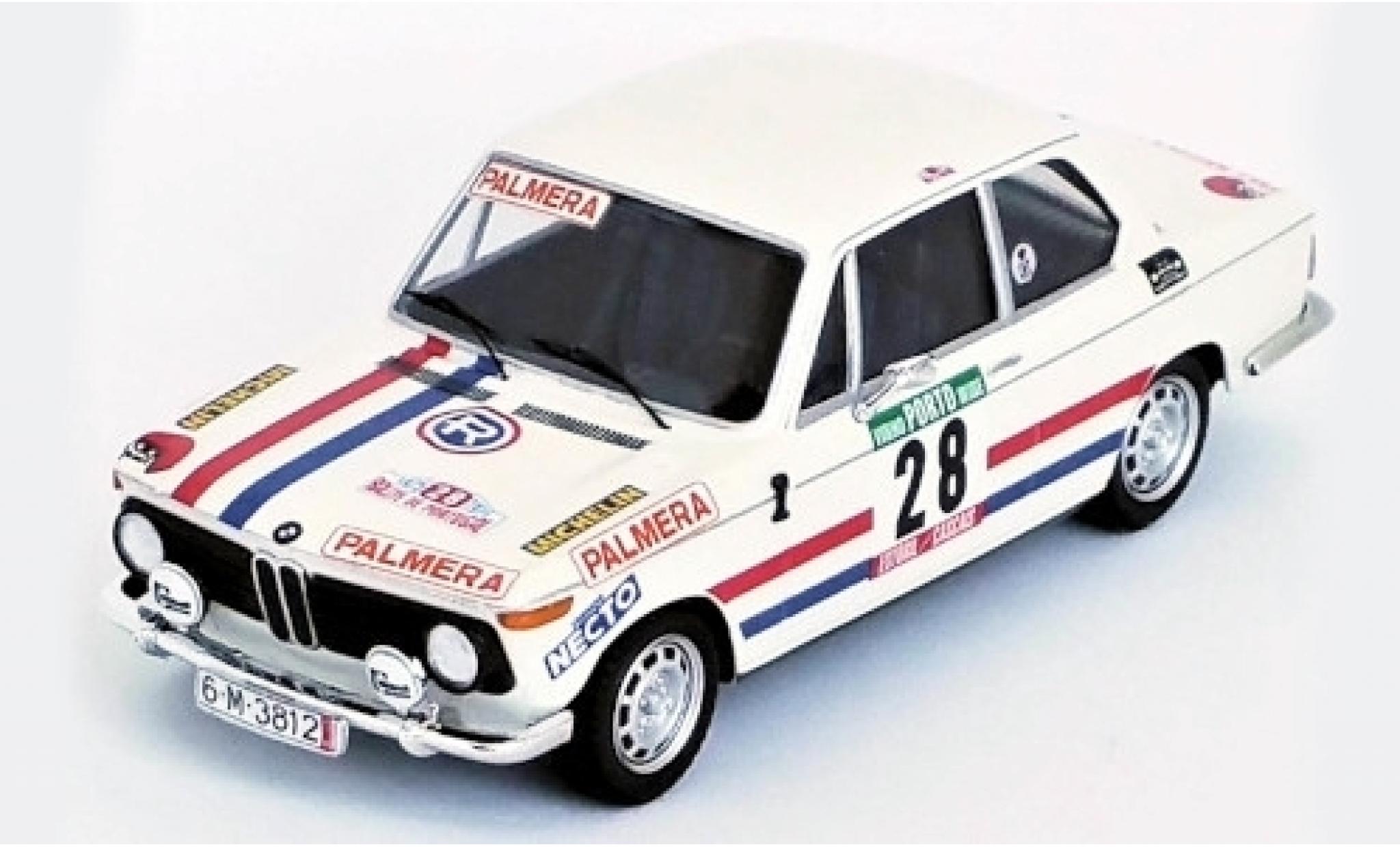 Bmw 2002 1/43 Trofeu Ti No.28 Palmera Rallye WM Rallye Portugal 1975 M.Etchebers/M.-C.Etchebers-Rives modelauto