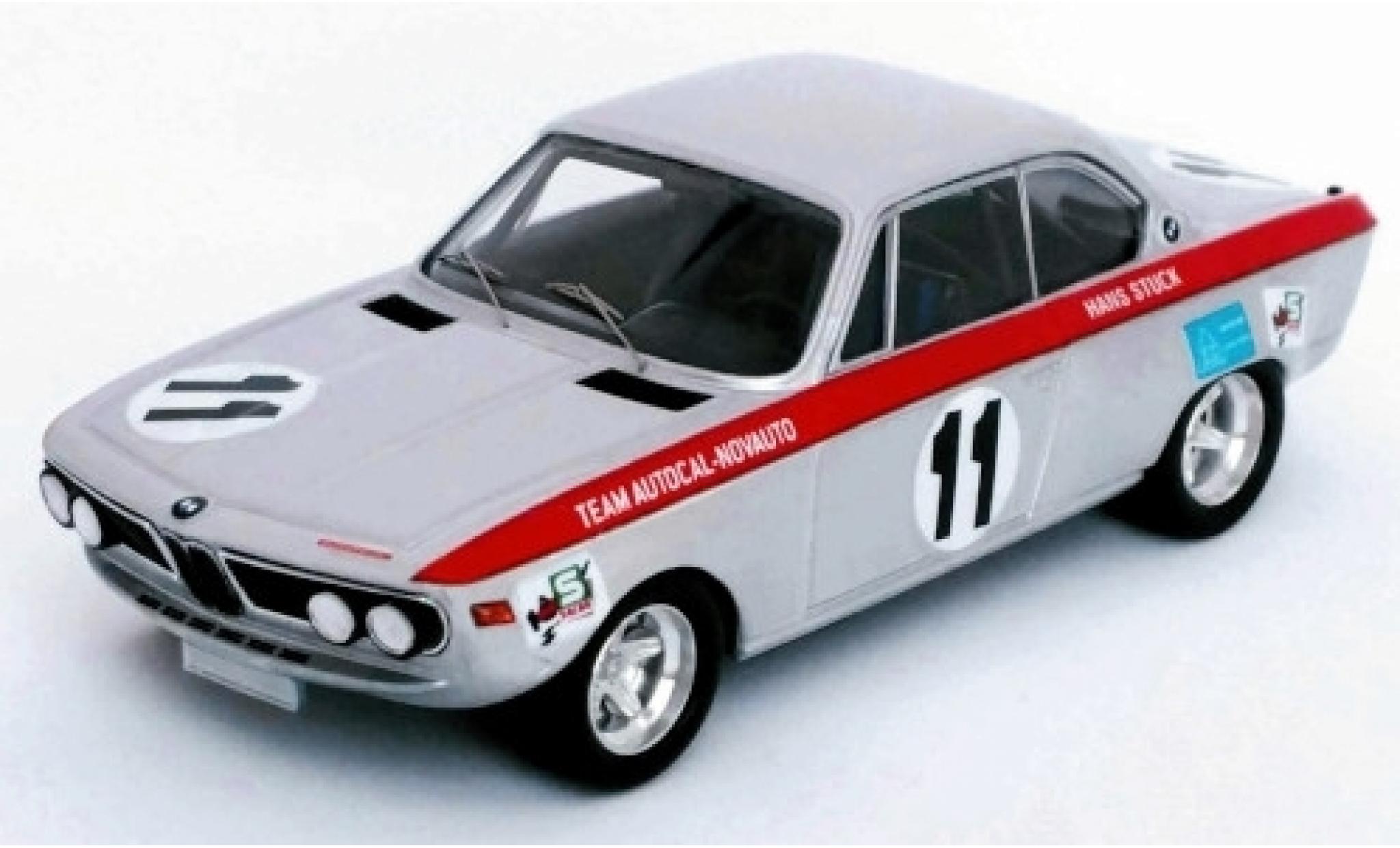 Bmw 2800 1/43 Trofeu CS No.11 Autocal-Novauto 6h Nova Lisboa 1971 M.A.Cabral/H.Stuck modelauto