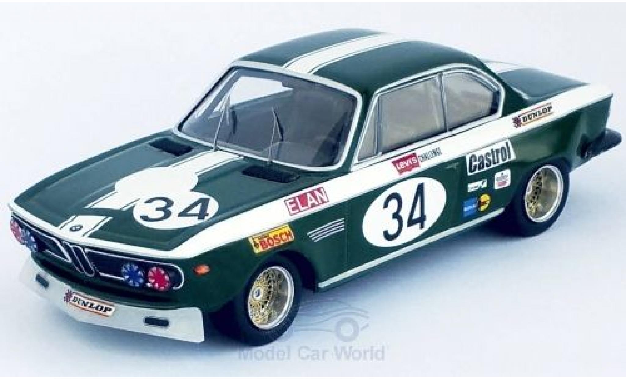 Bmw 2800 1/43 Trofeu CS No.34 Broadspeed Salzburg 1972 J.Fitzpatrick modelauto