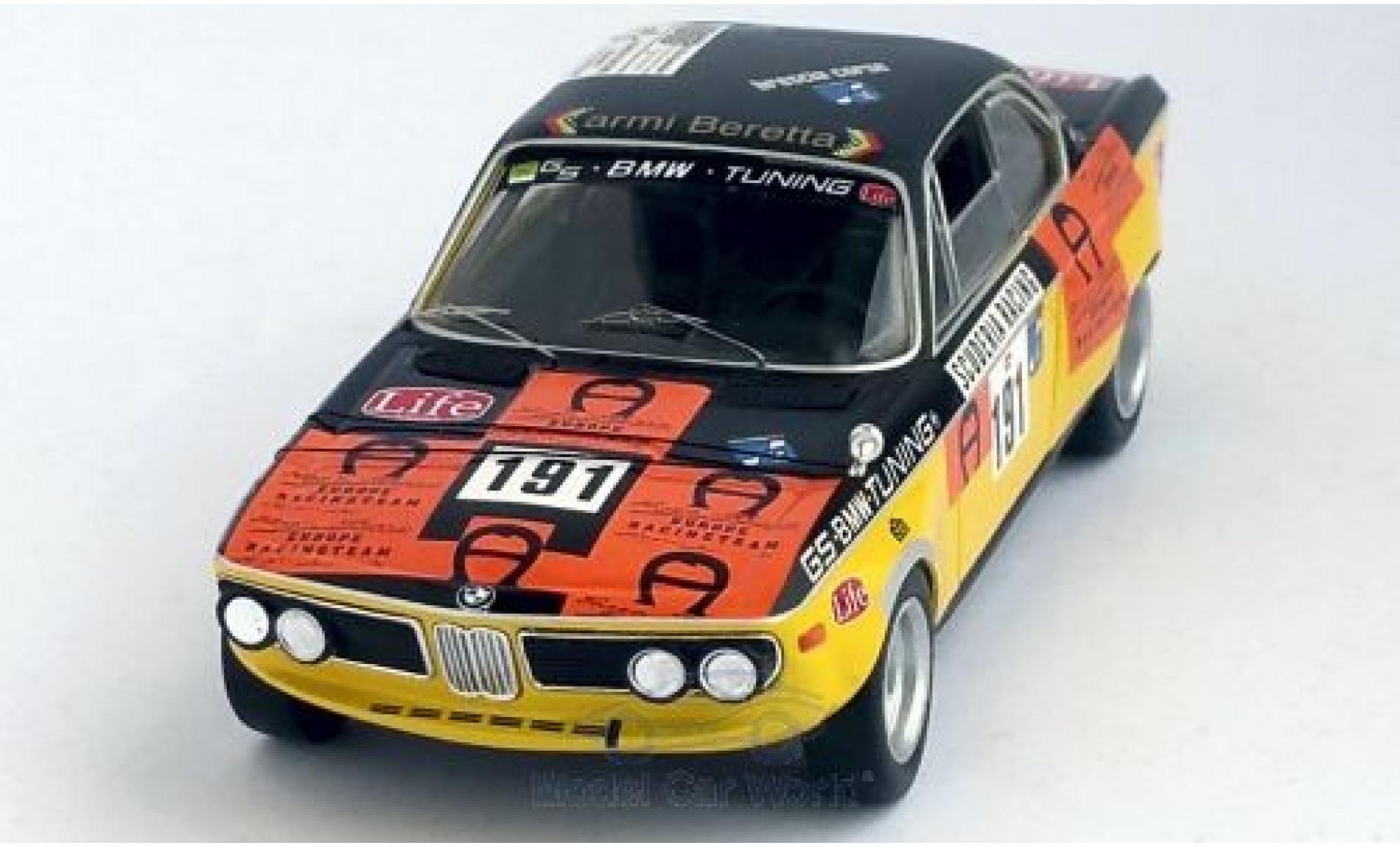 Bmw 3.0 1/43 Trofeu CS No.191 Targa Florio 1973 R.Maritni/A.Federico modelauto