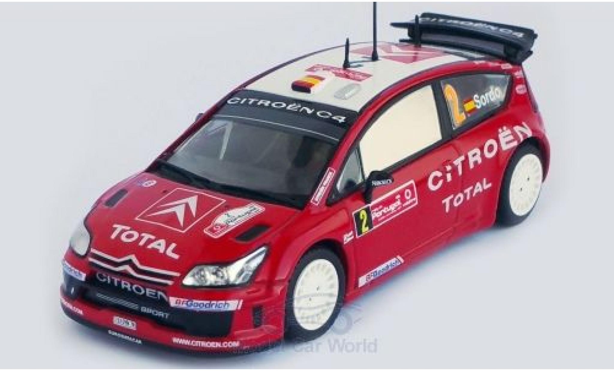 Citroen C4 1/43 Trofeu WRC No.2 Rallye WM Rallye Portugal 2007 D.Sordo/M.Marti modelauto