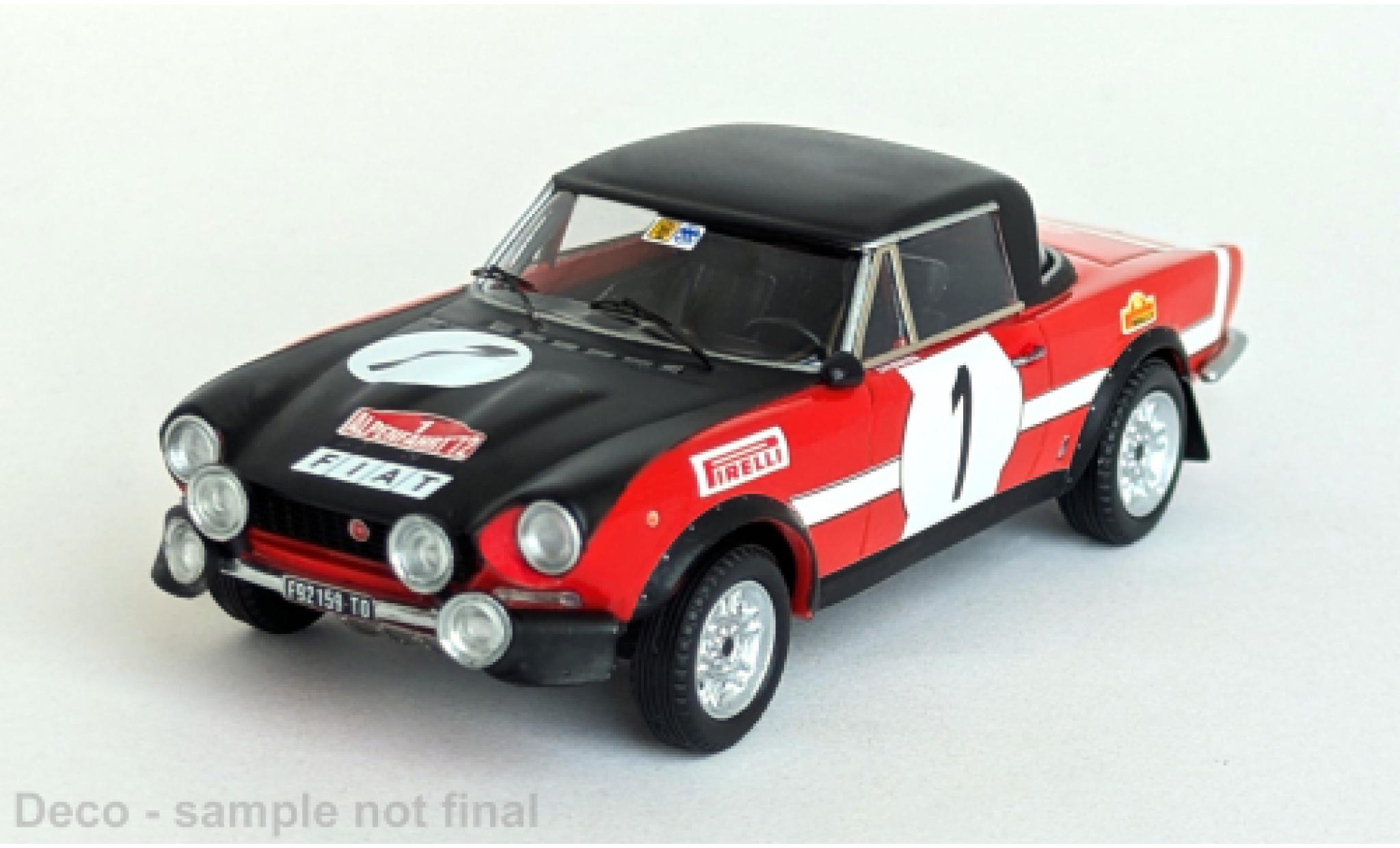 Fiat 124 1/43 Trofeu Spider Alpenfahrt 1972 #1 1:43 modelauto