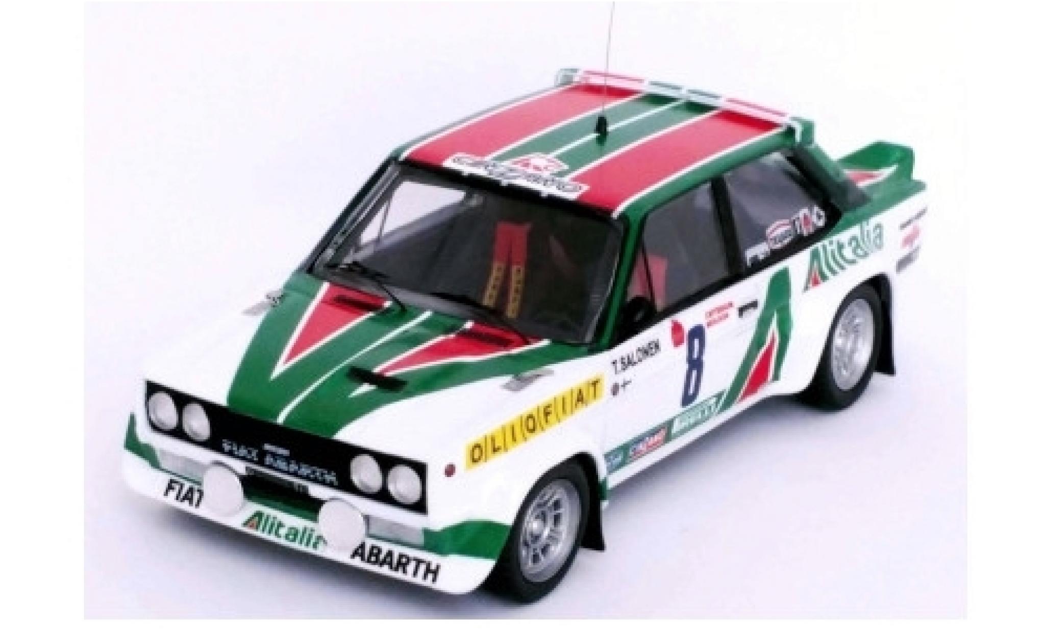 Fiat 131 1/43 Trofeu Abarth No.8 Alitalia Rallye WM Criterium Molson du Quebec 1977 T.Salonen/J.Markkula modelauto