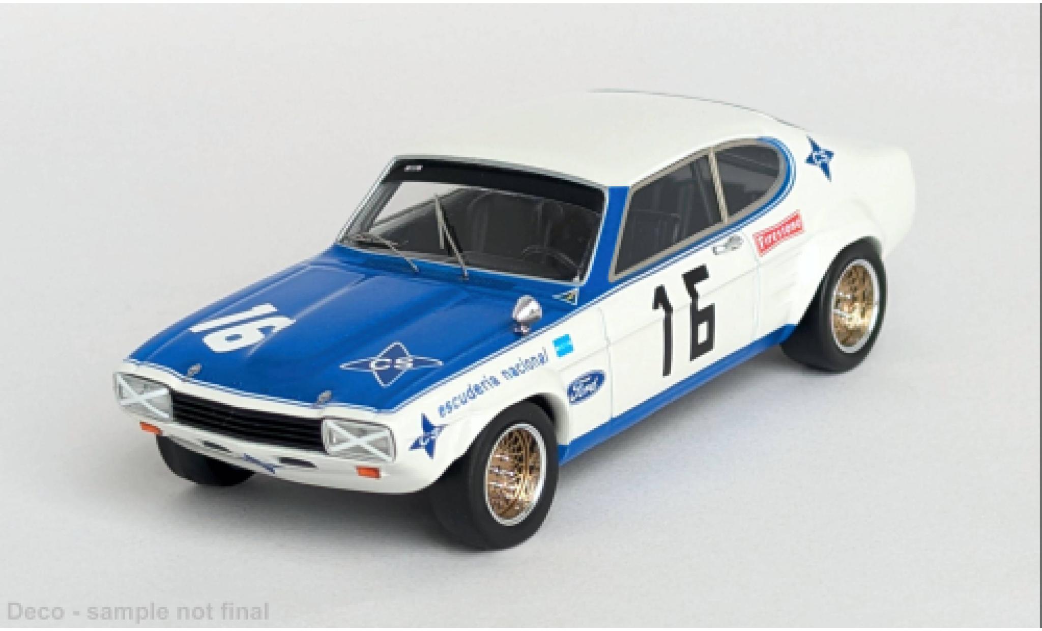 Ford Capri 1/43 Trofeu 2300 GT Vila Real 1971 #16 1:43 modelauto