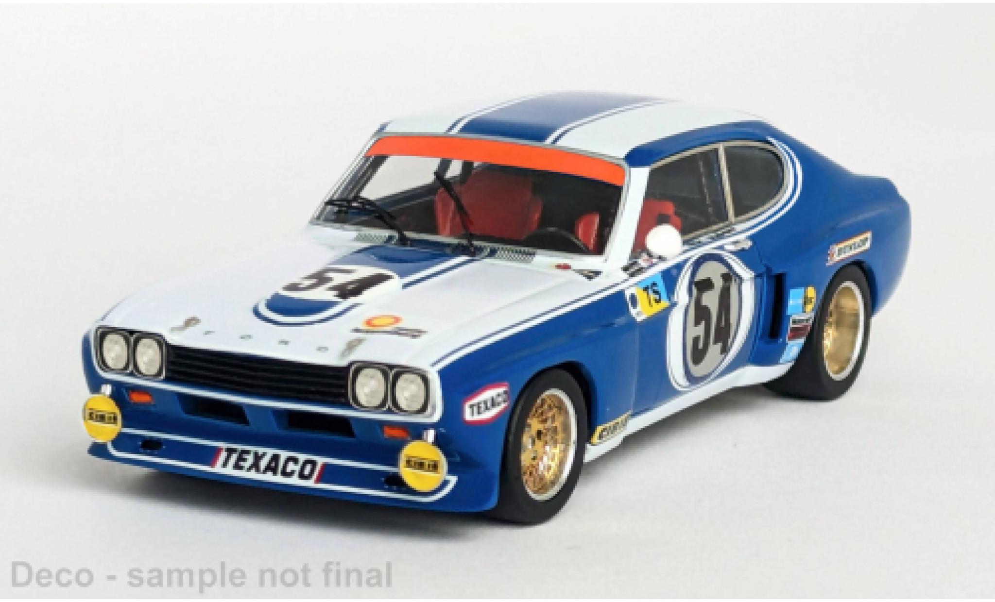 Ford Capri 1/43 Trofeu 2600 LV 24h Le Mans 1973 #54 1:43 modelauto