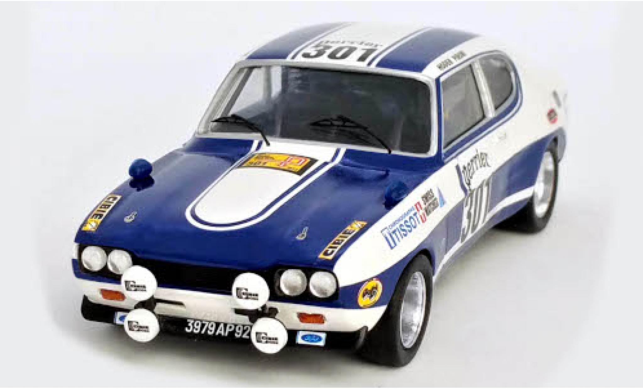 Ford Capri 1/43 Trofeu 2600 RS No.301 Rallye WM Tour Auto 1972 J.Hoden/D.Pironi modelauto