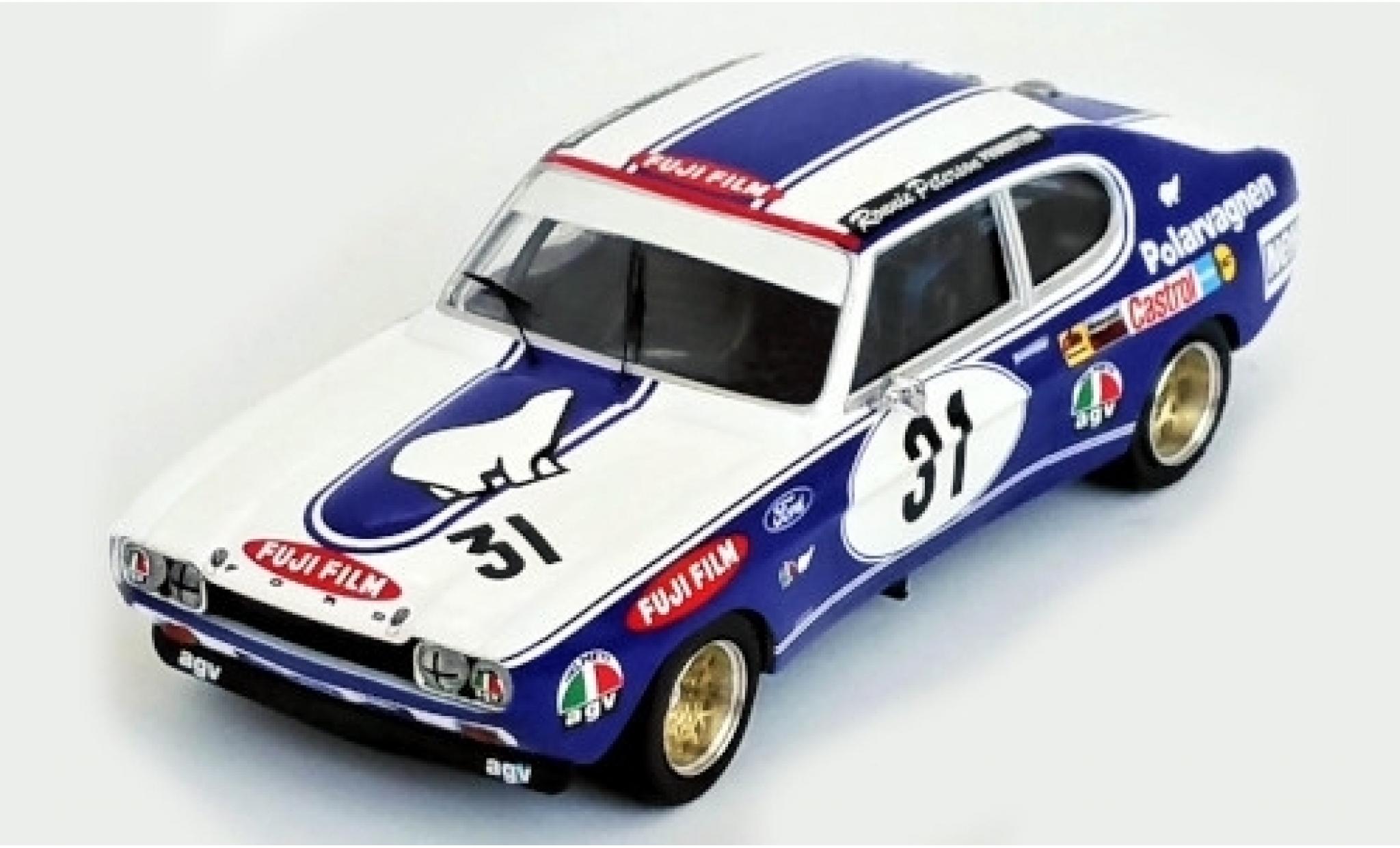Ford Capri 1/43 Trofeu MK I RS 2600 No.31 Mantorp Park 1972 R.Peterson modelauto