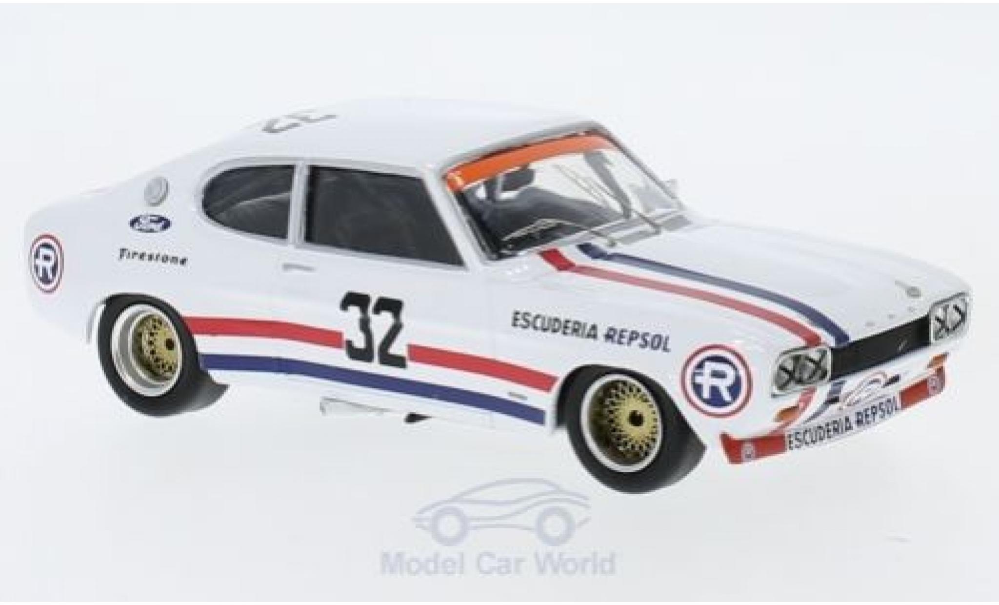 Ford Capri 1/43 Trofeu MK I RS 2600 No.32 Vila Real 1972 R.Gimenez modelauto