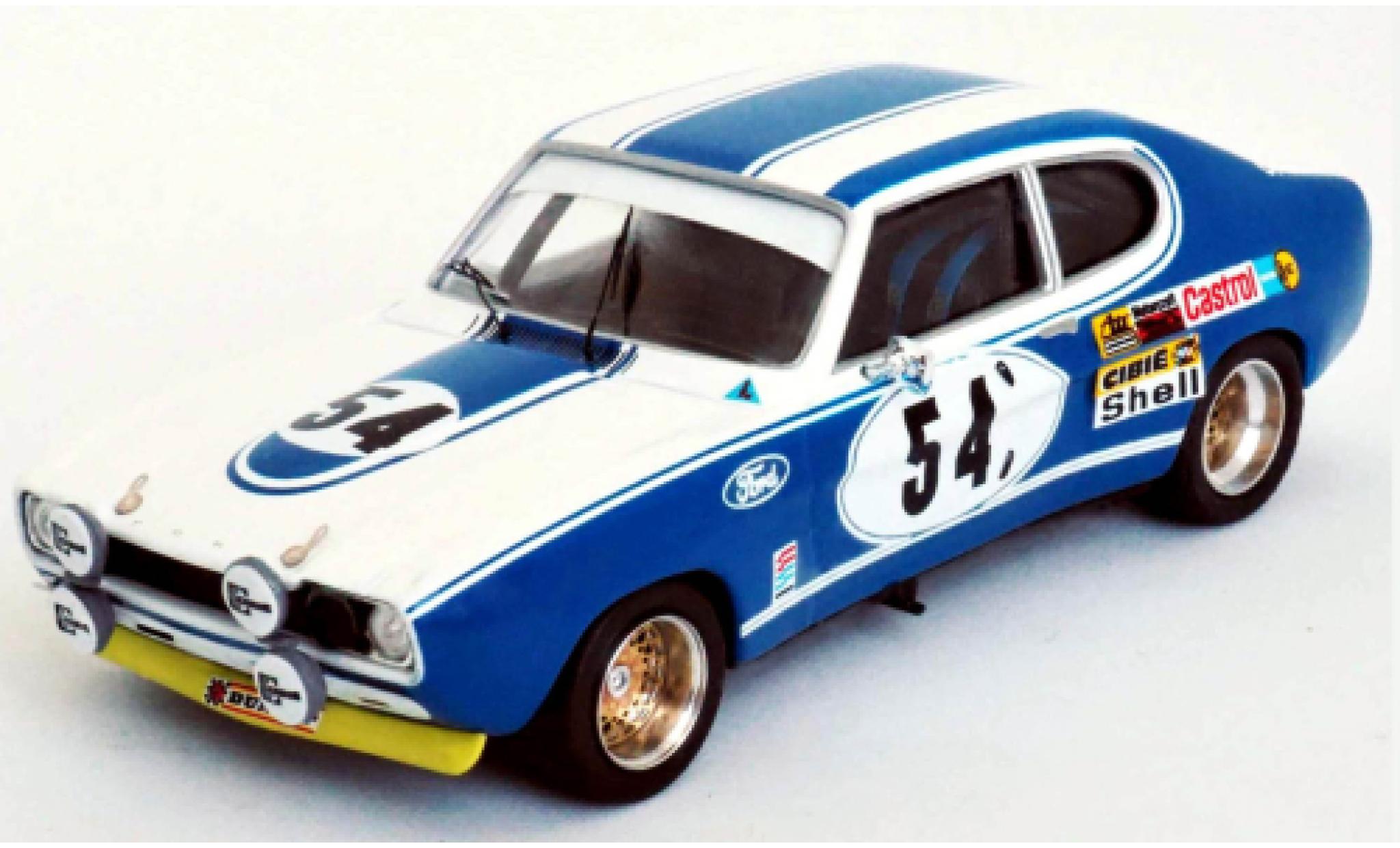 Ford Capri 1/43 Trofeu MkI 2600 RS No.54 Motor Company Deutschland 24h Le Mans 1972 G.Birrell/C.Bourgoignie modelauto