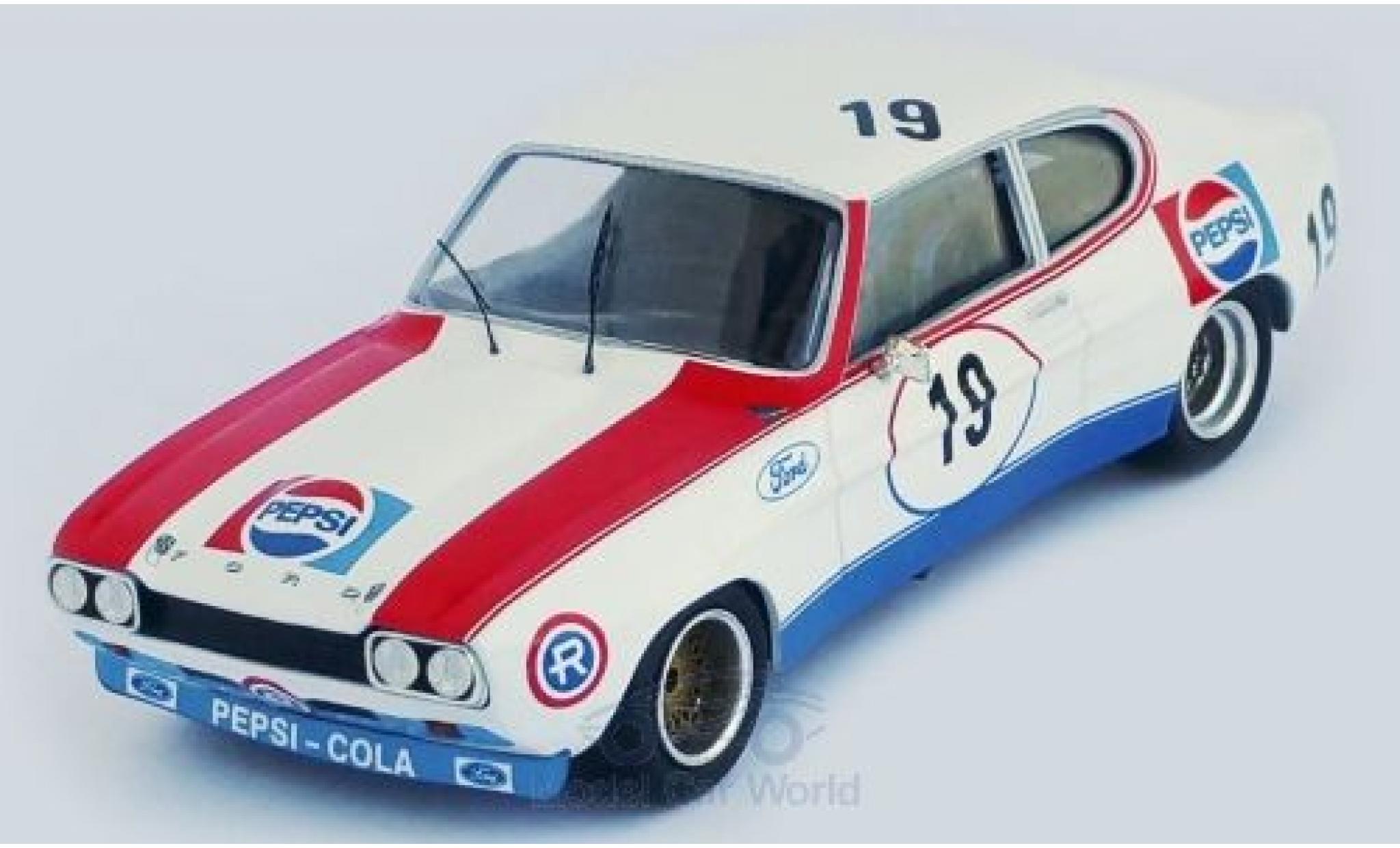 Ford Capri 1/43 Trofeu MKI RS 2600 No.19 Pepsi 4h Monza 1973 A.R.Gimenez/J.Mesia modelauto