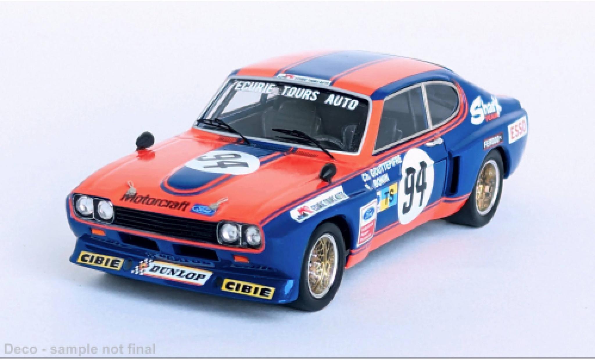 Ford Capri 1/43 Trofeu RS 24h Le Mans 1975 #94 1:43 modelauto