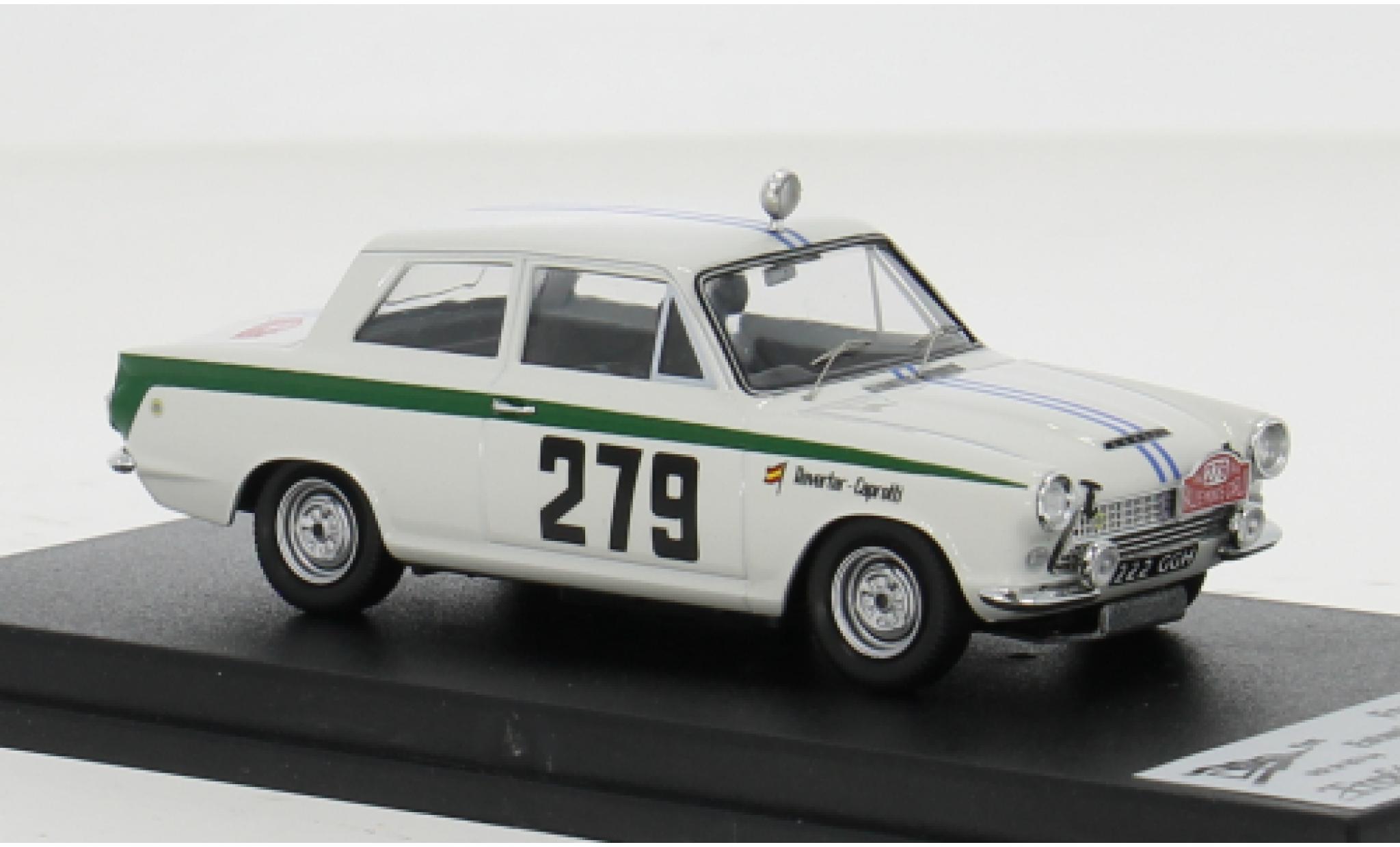 Ford Cortina 1/43 Trofeu Lotus Rally Monte Carlo 1964 #279 1:43 modelauto