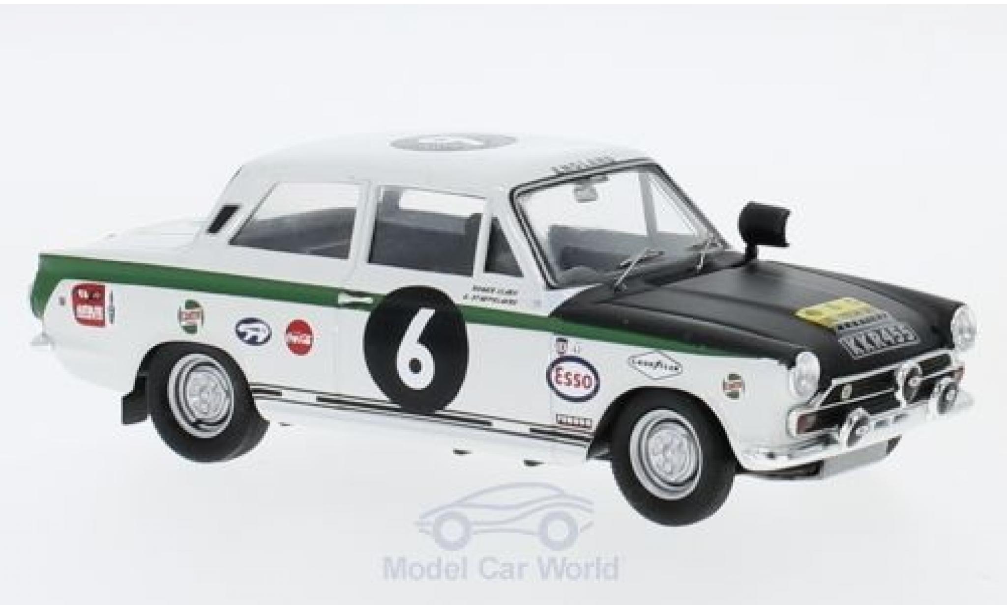 Ford Cortina 1/43 Trofeu MK I RHD No.6 East Africa Safari Rallye 1967 R.Clark/G.Staepelaere modelauto