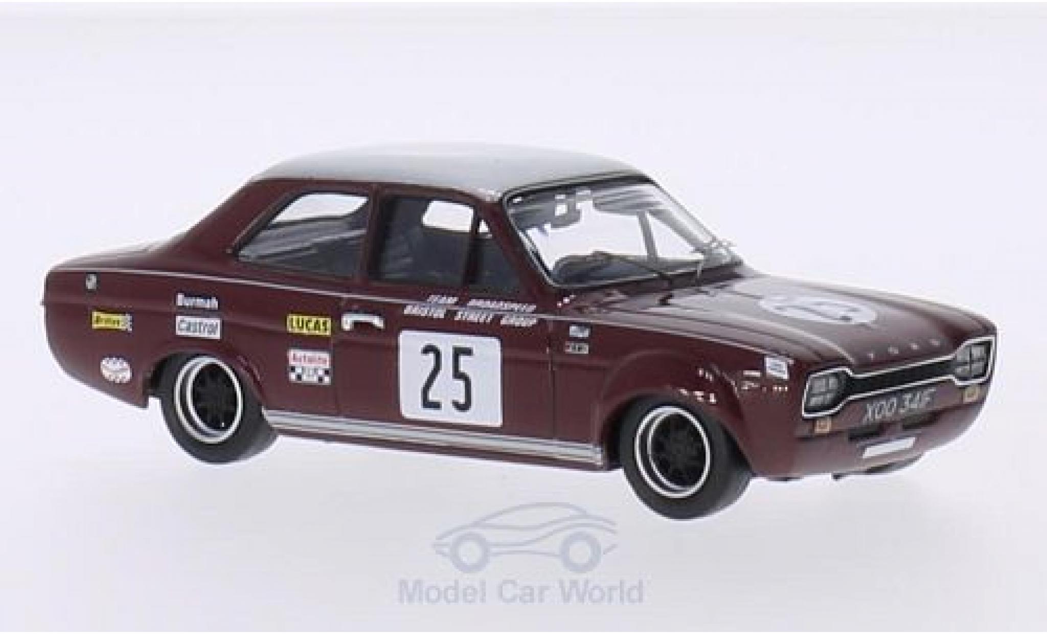 Ford Escort 1/43 Trofeu I 1600 TC RHD No.25 Team Broadspeed / Bristol Street Group BSCC 1968 J.Fitzpatrick modelauto