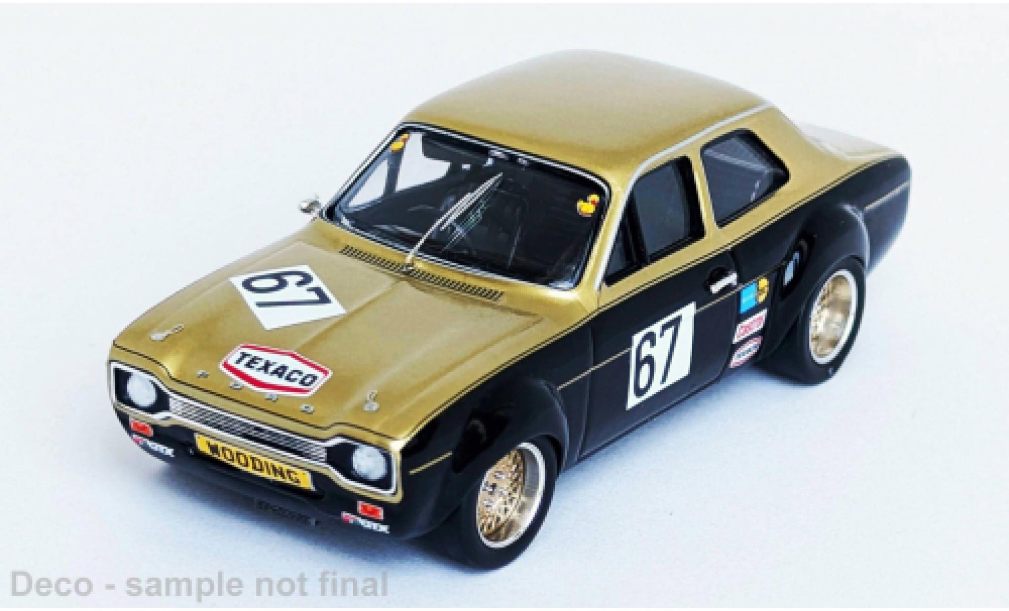 Ford Escort 1/43 Trofeu MK I Hockenheim 1972 #67 1:43 modelauto