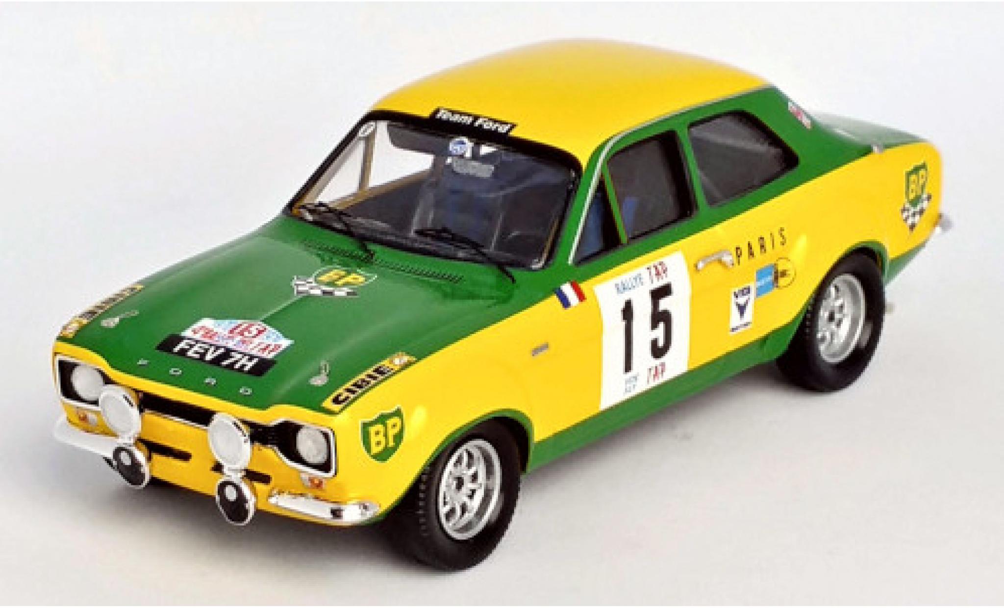 Ford Escort 1/43 Trofeu MK I No.15 BP Rallye WM Rallye Portugal 1970 J.F.Piot/F.Murac modelauto