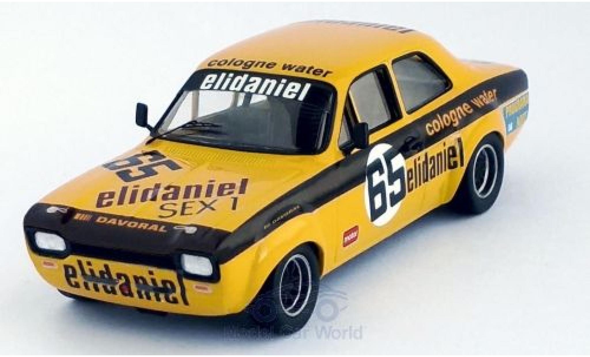 Ford Escort 1/43 Trofeu MK I No.65 Vila do Conde 1977 D.Vidal modelauto
