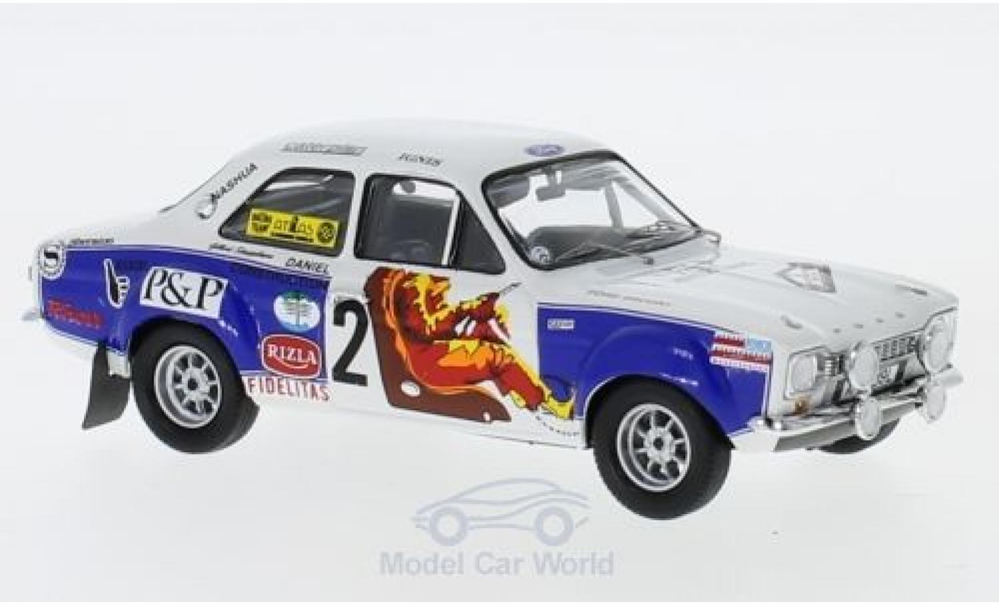 Ford Escort 1/43 Trofeu MK I RS 1600 No.2 Rallye Ypres 1974 G.Staepelaere/Jimmy modelauto