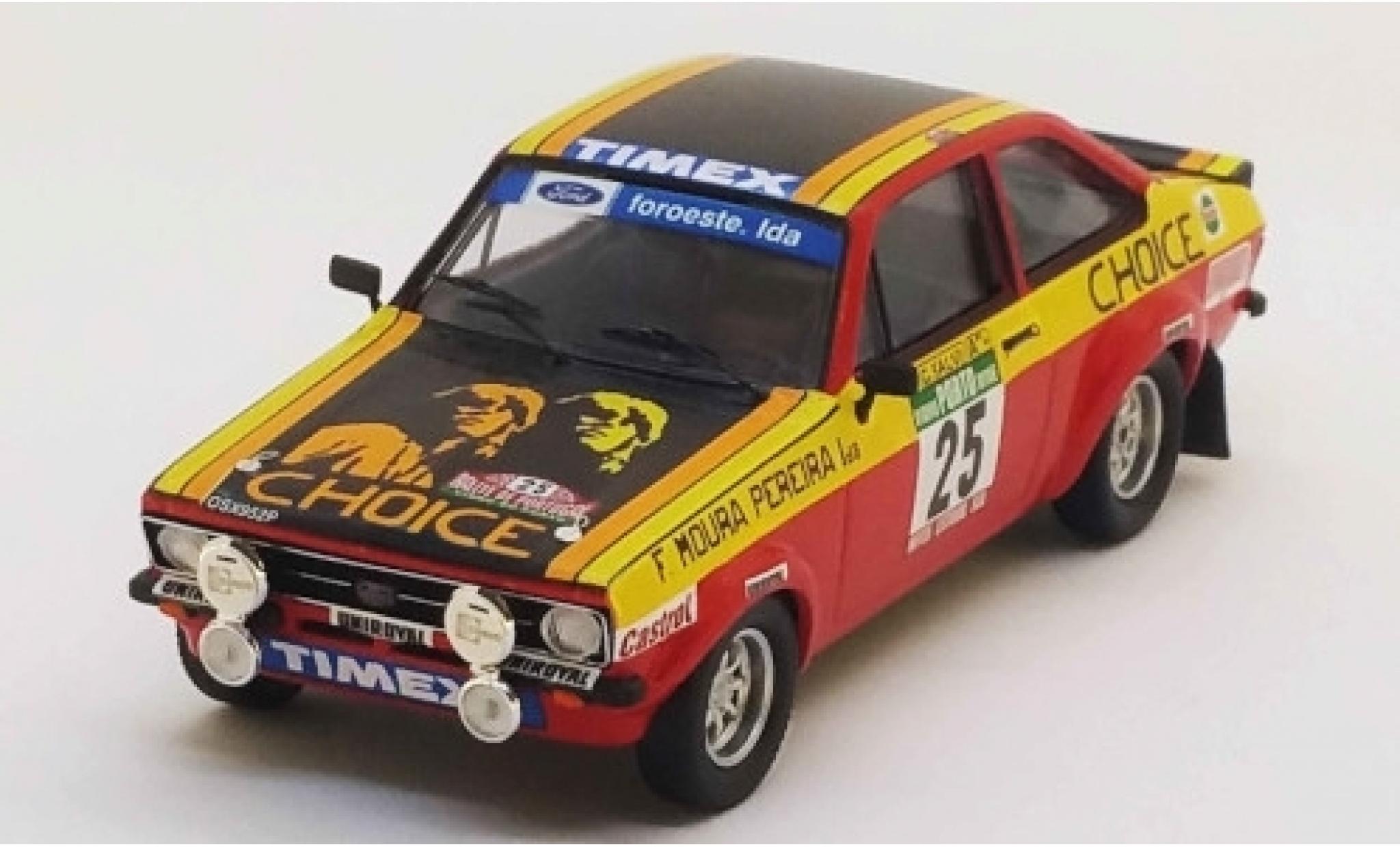 Ford Escort 1/43 Trofeu MK II No.25 Choice Rallye WM Rally Portugal 1978 G.Salvi/Z.Matriculas modelauto