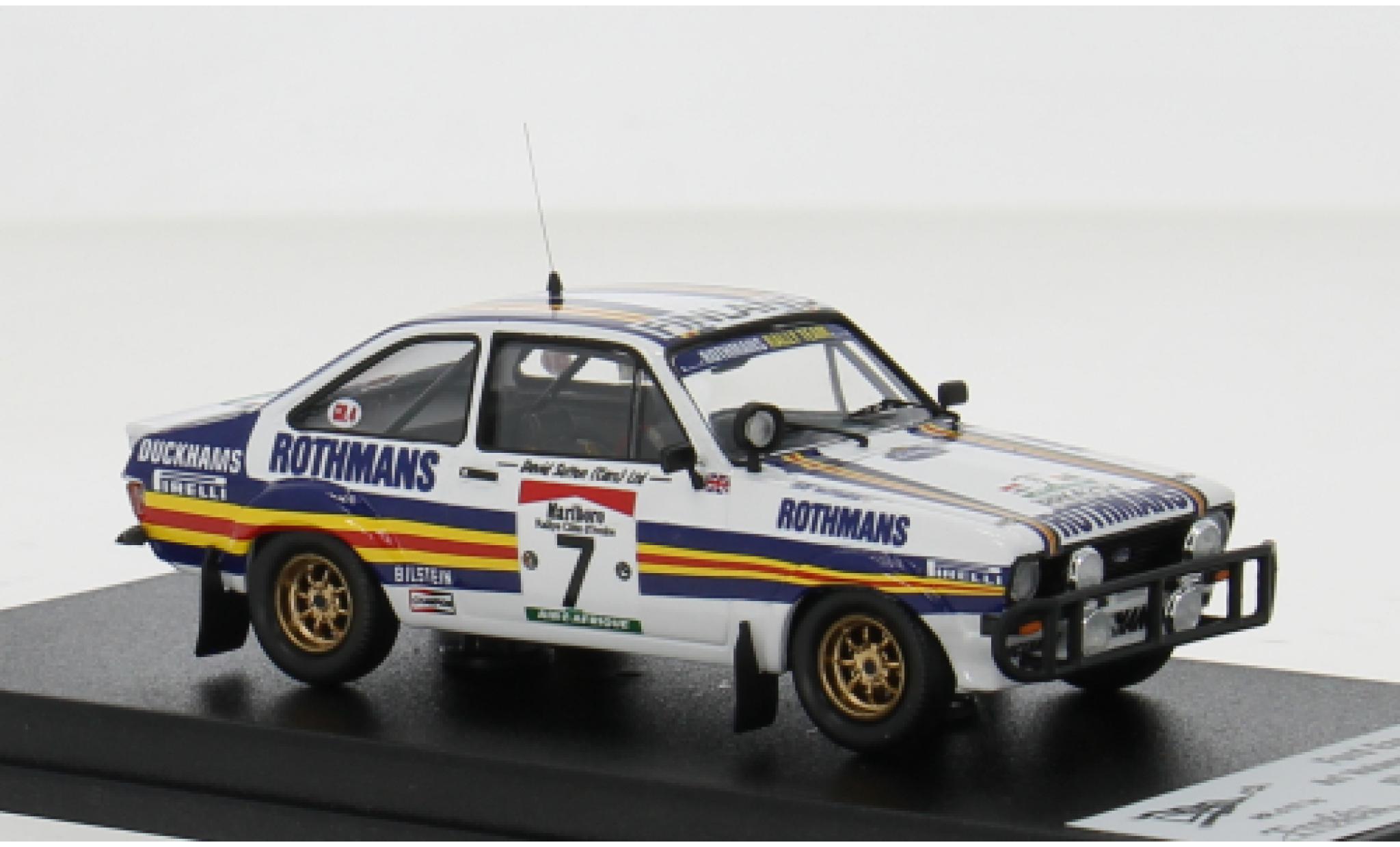 Ford Escort 1/43 Trofeu MK II Rally Bandama 1981 #7 1:43 modelauto