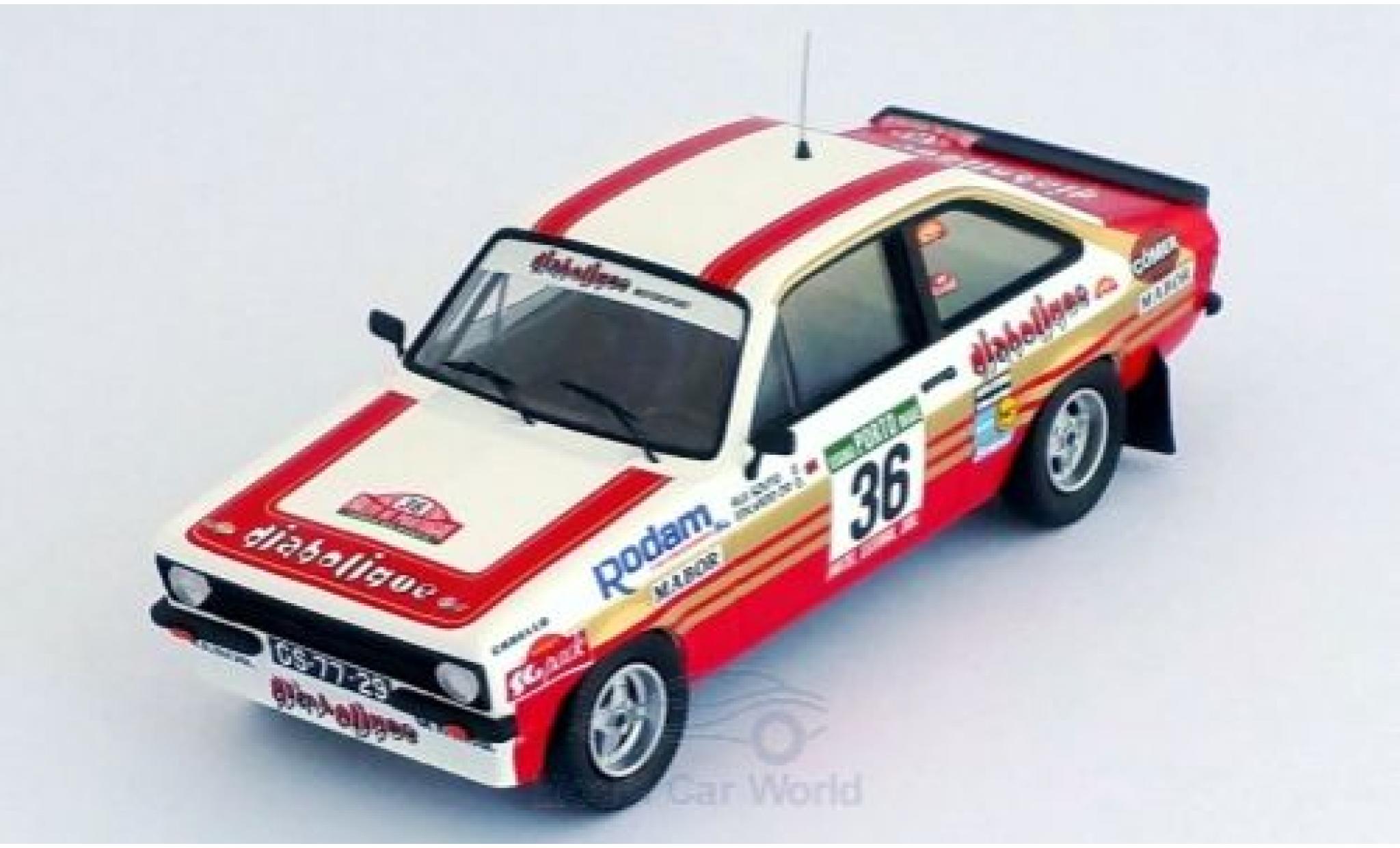 Ford Escort 1/43 Trofeu MK II RS 2000 No.36 Rallye WM Rallye Portugal 1982 R.Souto/E.Cid modelauto