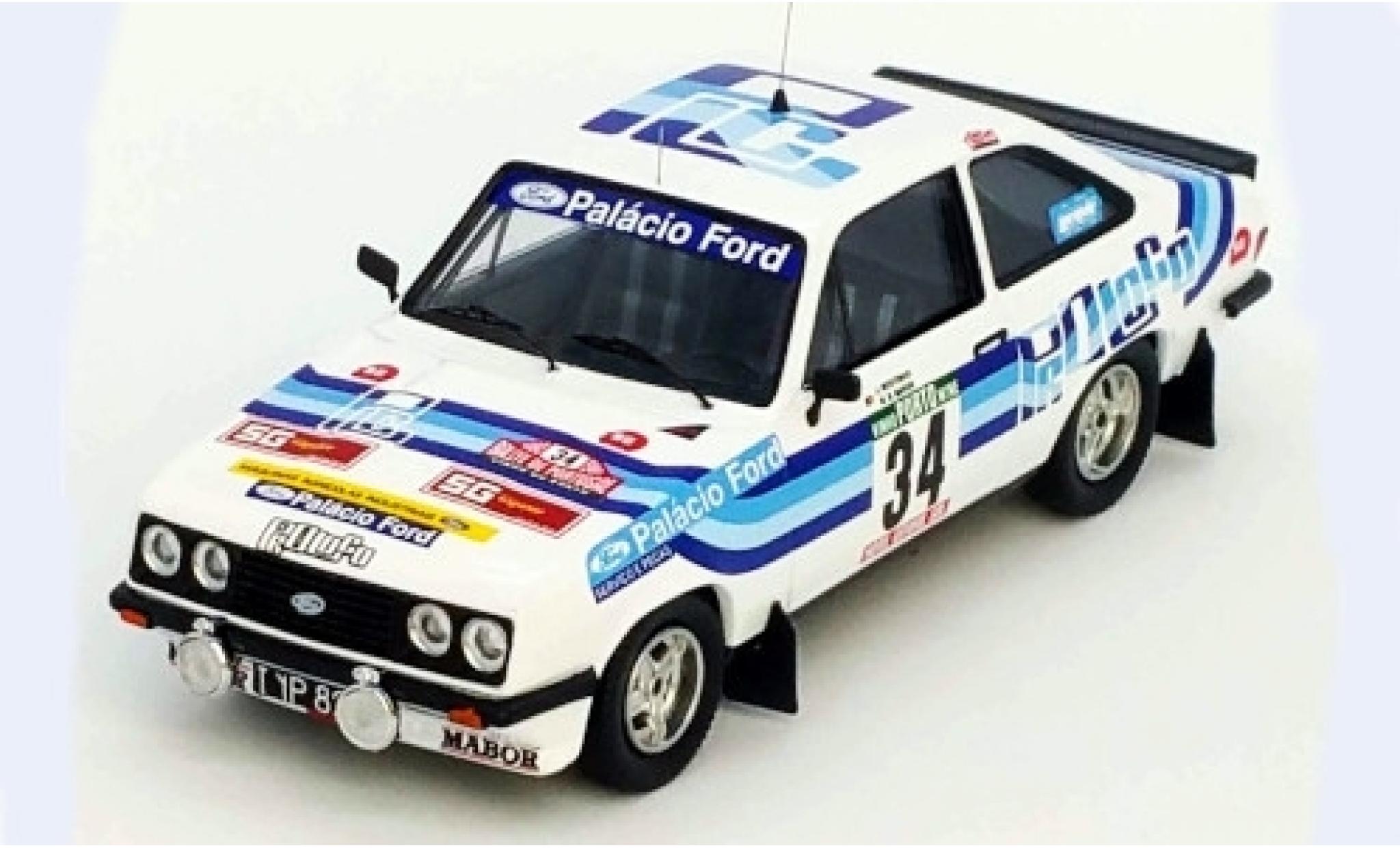 Ford Escort 1/43 Trofeu MK II RS2000 No.34 Palacio Rallye WM Rallye Portugal 1980 J.Moutinho/M.Sottomayor modelauto