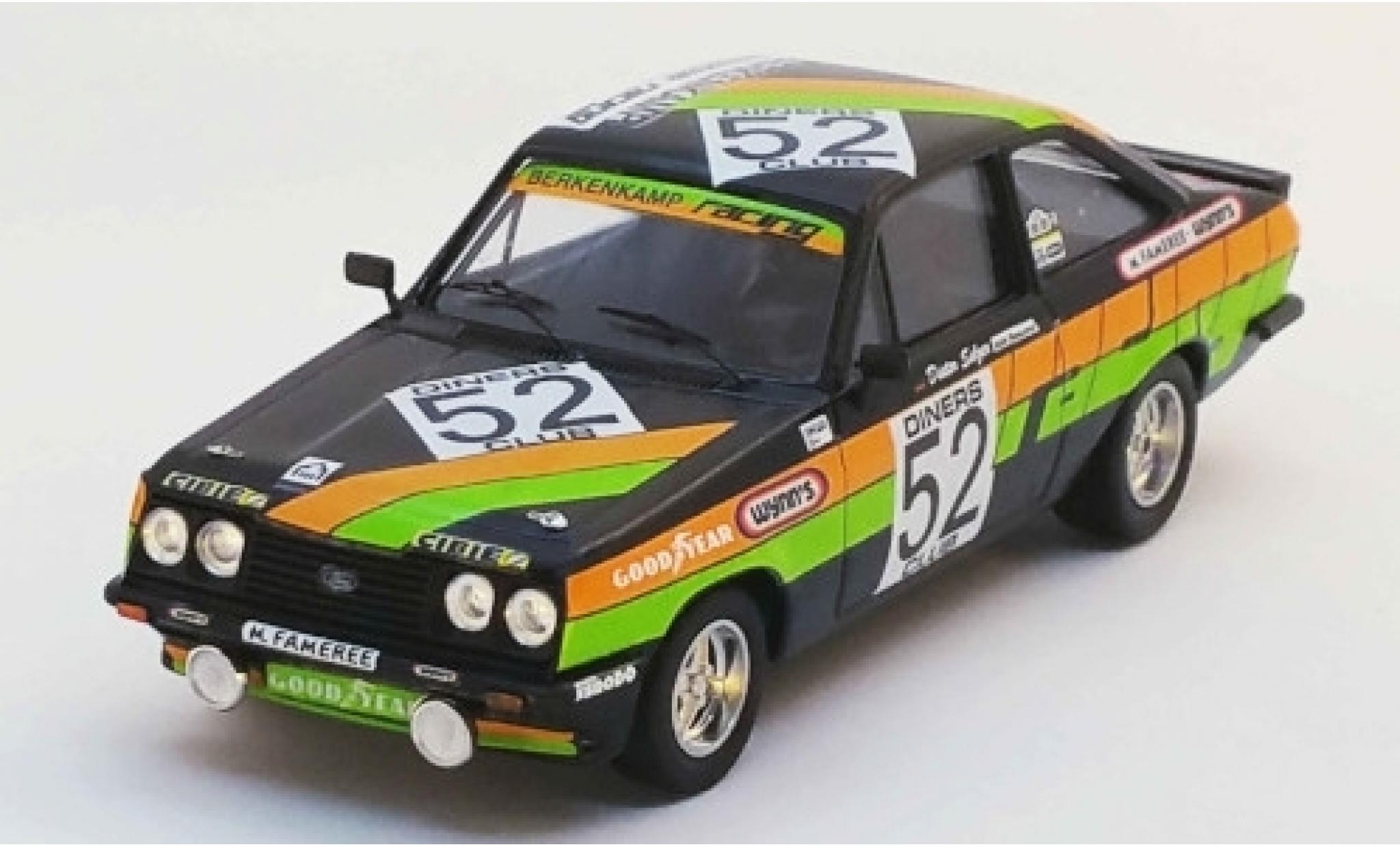 Ford Escort 1/43 Trofeu Mk II RS2000 No.52 Berkenkamp Racing 24h Spa 1979 A.Beauchef/D.Selzer/K.Mauer modelauto
