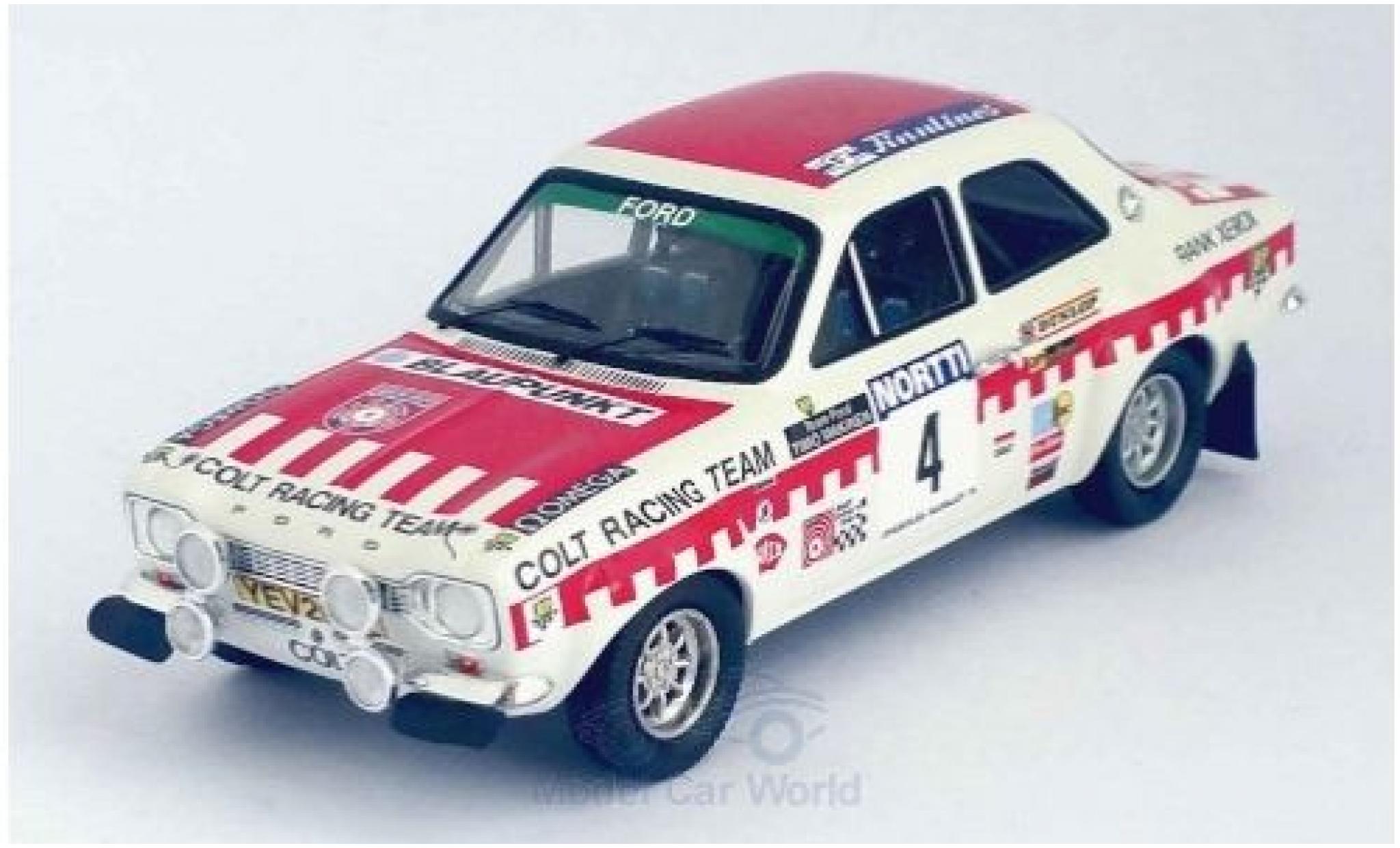 Ford Escort 1/43 Trofeu MKI RS 1600 No.4 Colt Racing Team Rallye WM 1000 Lakes Rallye 1973 T.Makinen/H.Liddon modelauto