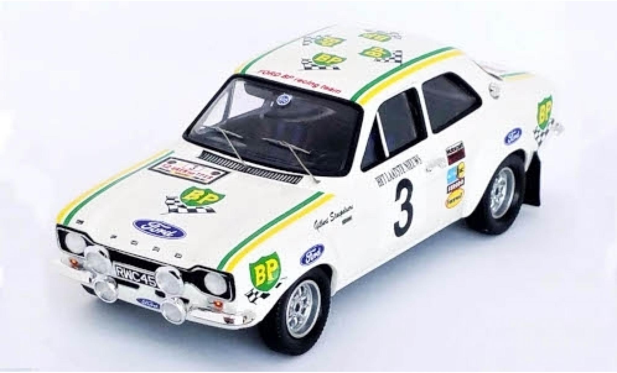 Ford Escort 1/43 Trofeu MkI RS2000 No.3 BP Racing Team BP Rally Ypern 1972 G.Staepelaere/A.Aerts modelauto