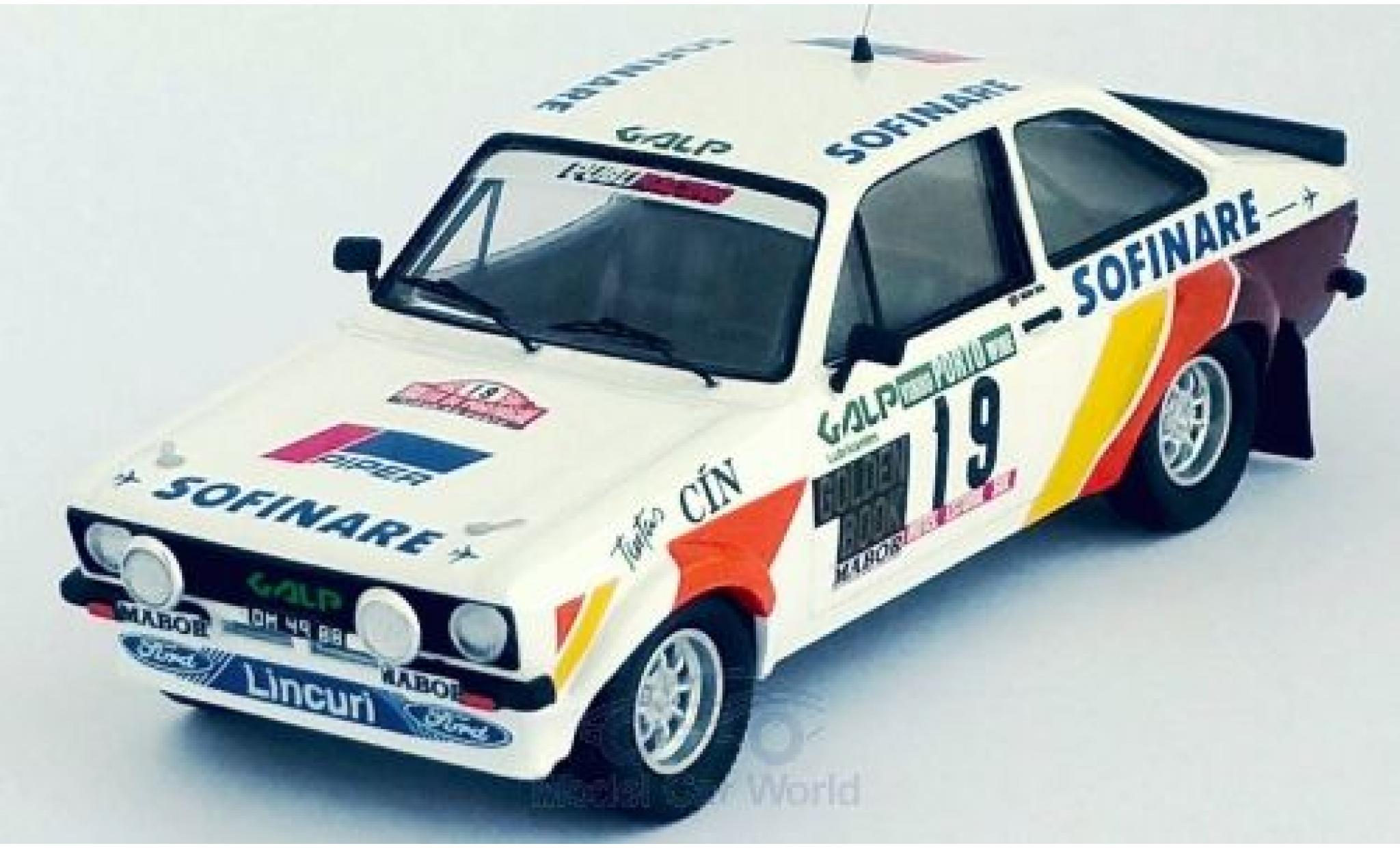 Ford Escort 1/43 Trofeu MKII No.19 Rallye WM Rally Portugal 1982 M.Silva/R.Bevilacqua modelauto