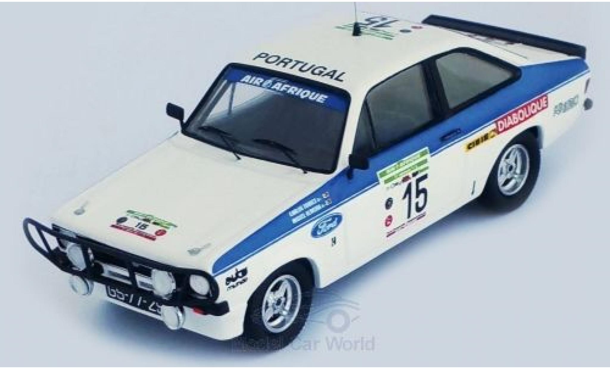 Ford Escort 1/43 Trofeu MKII RS 2000 No.15 Rallye WM Rallye Bandama 1979 C.Torres/M.Oliveira modelauto