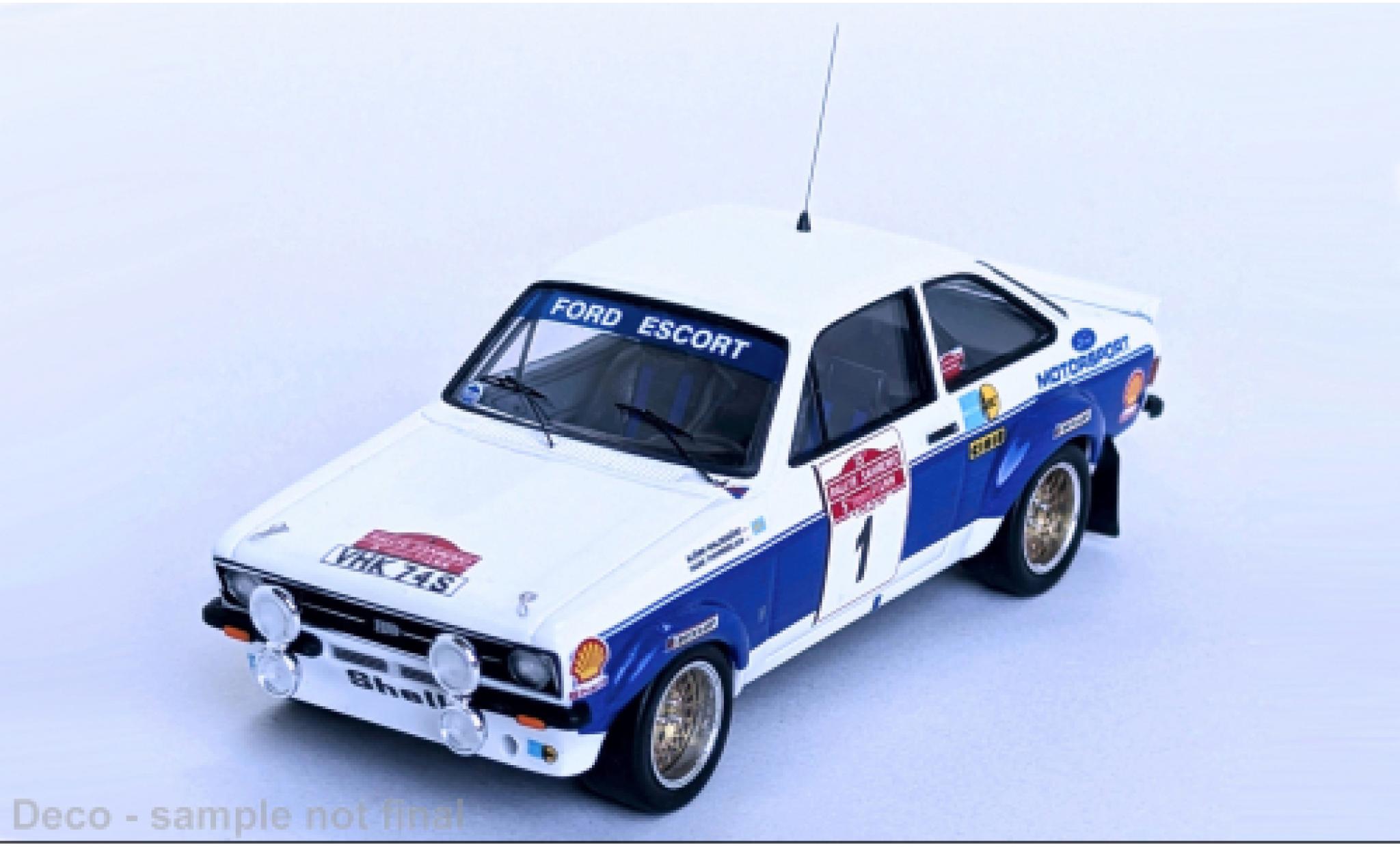 Ford Escort 1/43 Trofeu RS 1800 MKII Rallye Sanremo 1977 #6 1:43 modelauto