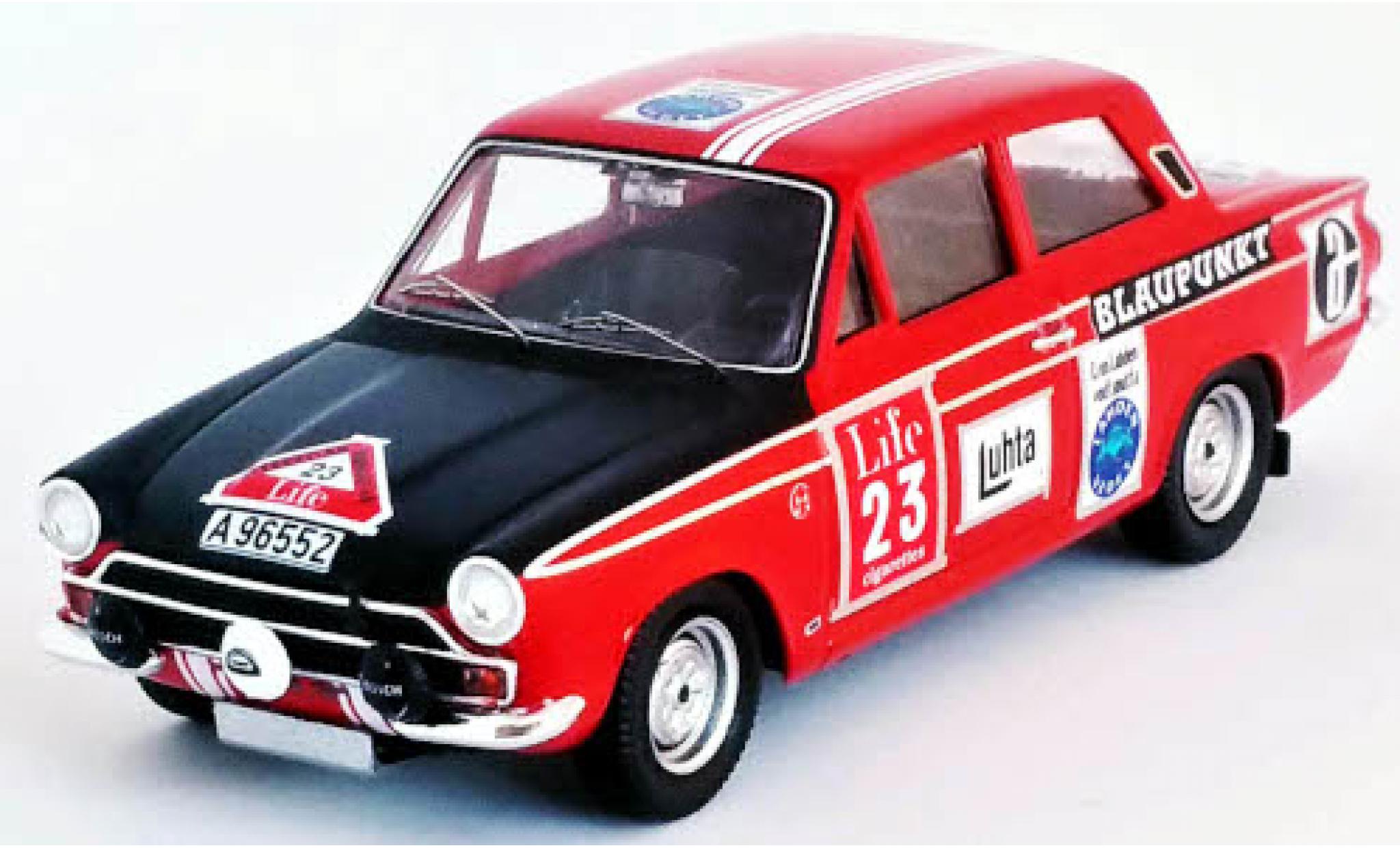 Ford Lotus 1/43 Trofeu Cortina No.23 1000 Lakes Rallye 1965 B.S&ouml;derstr&ouml;m/B.Ohlsson modelauto