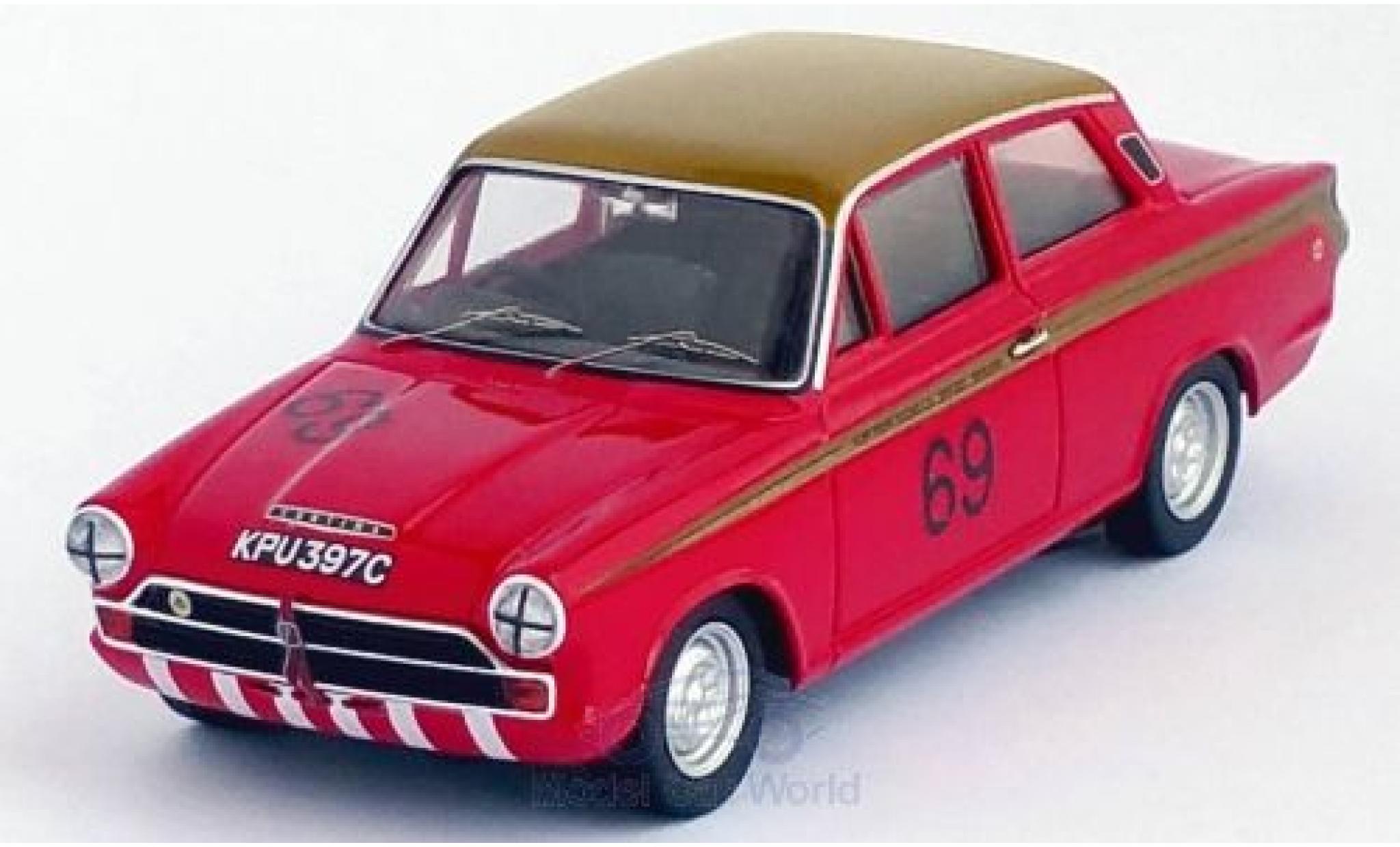 Ford Lotus 1/43 Trofeu Cortina RHD No.69 Alan Mann Racing Coupes de Belgique 1965 J.Ickx modelauto
