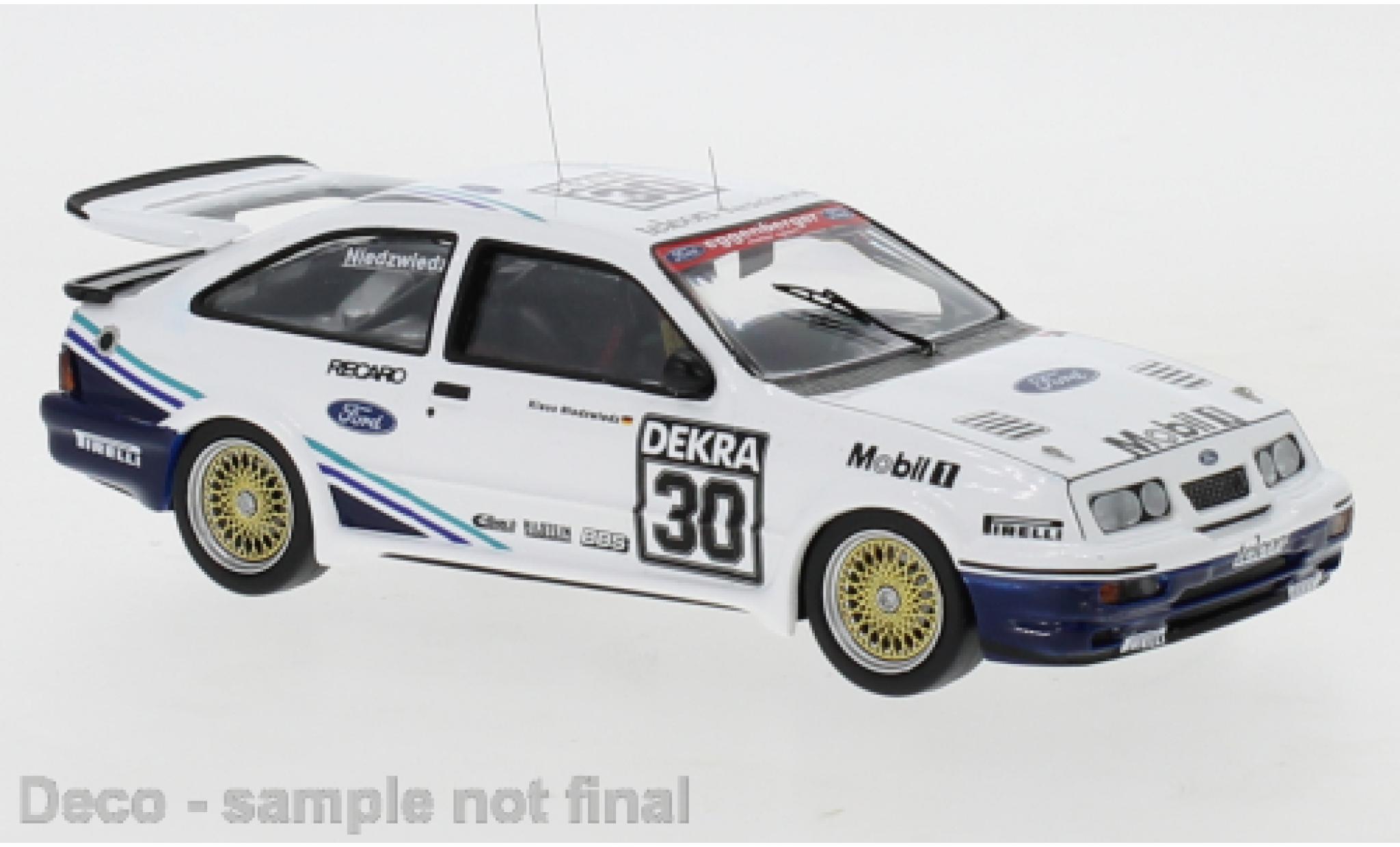 Ford Sierra 1/43 Trofeu RS 500 Cosworth No.30 Eggenberger Motorsport DTM 1989 exclusive Model Car World K.Niedzwiedz modelauto