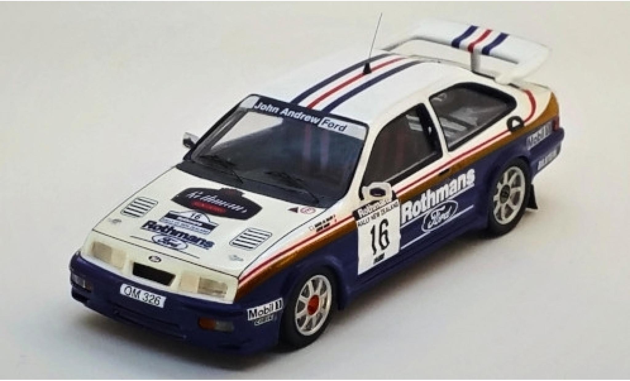 Ford Sierra 1/43 Trofeu RS Cosworth No.16 John Andrew Rothmans Rallye WM Rallye New Zealand 1989 S.Al-Hajri/S.Bond modelauto