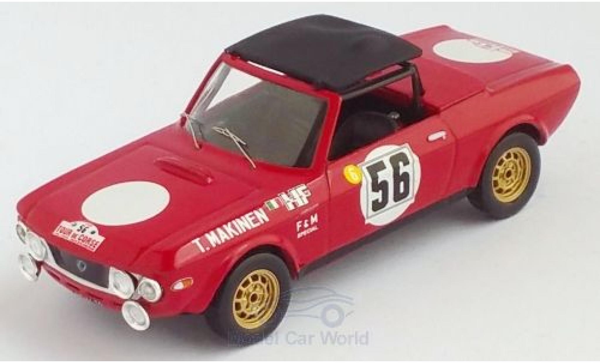 Lancia Fulvia 1/43 Trofeu F&M No.56 Tour de Corse 1969 T.Makinen/P.Easter modelauto