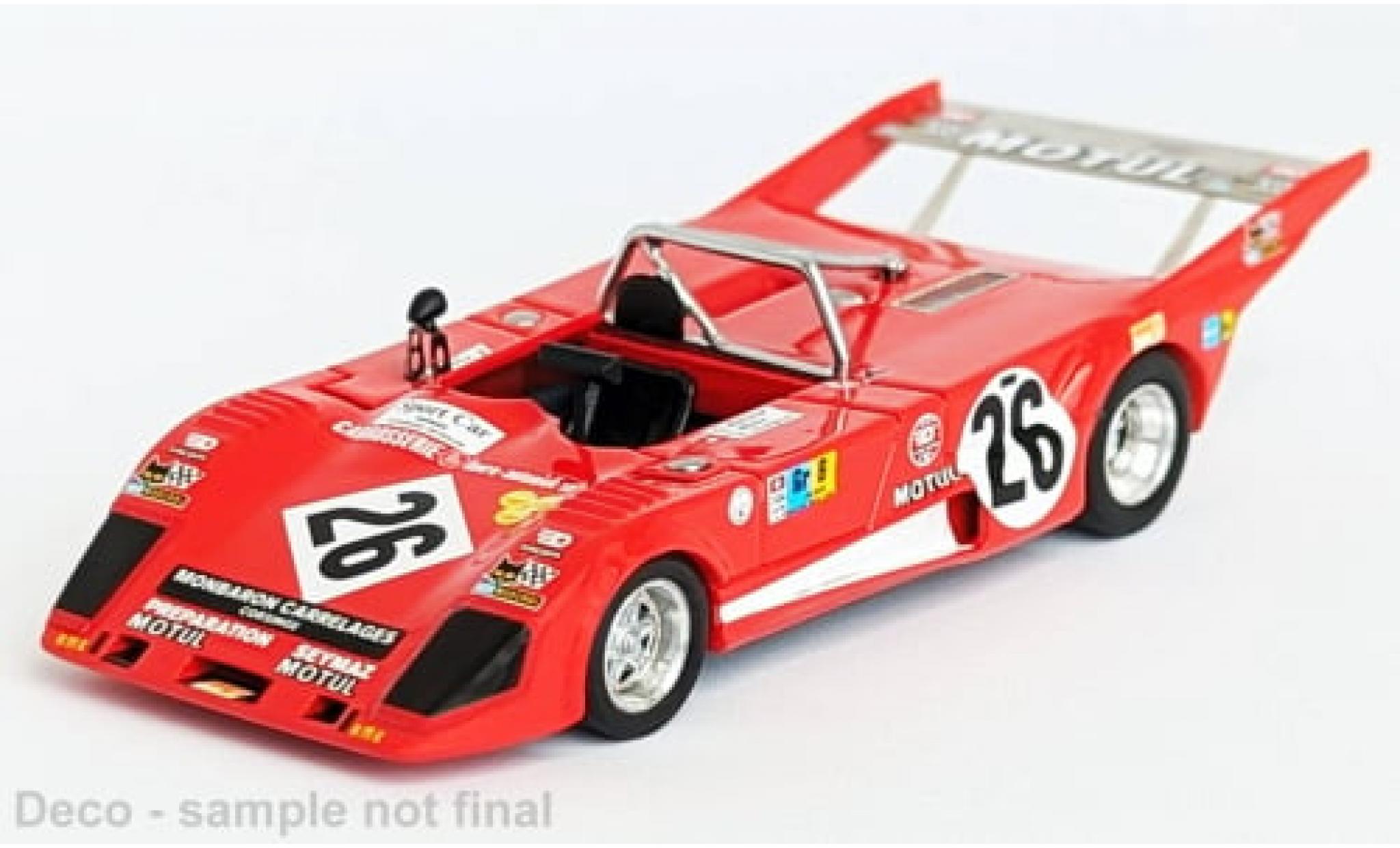 Lola T296 1/43 Trofeu RHD No.26 24h Le Mans 1978 1:43 modelauto