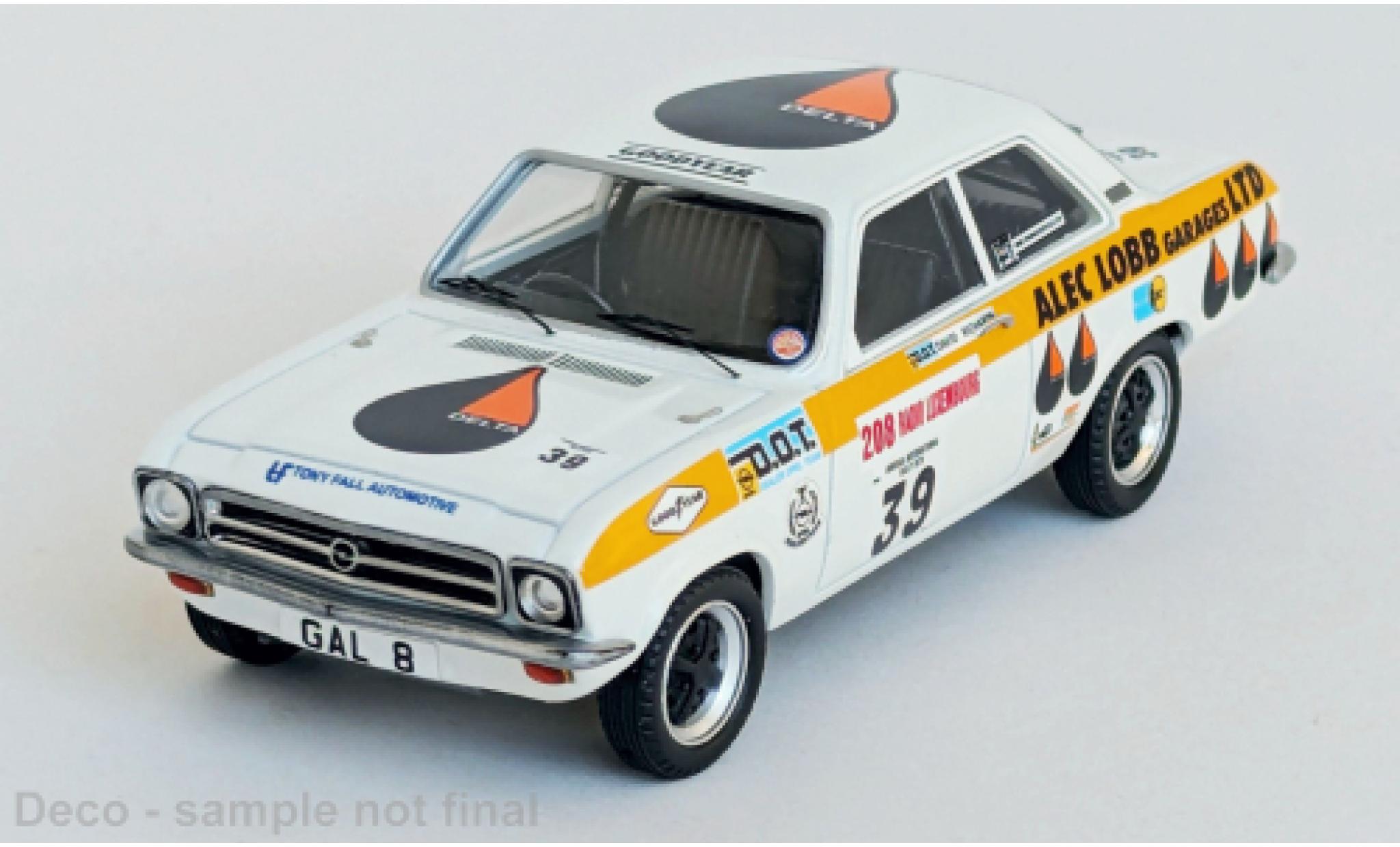 Opel Ascona 1/43 Trofeu 1904 SR Donegal International Rally 1975 #39 1:43 modelauto