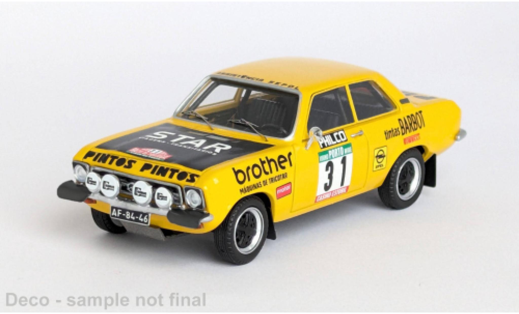 Opel Ascona 1/43 Trofeu Rally Portugal 1976 #31 1:43 modelauto