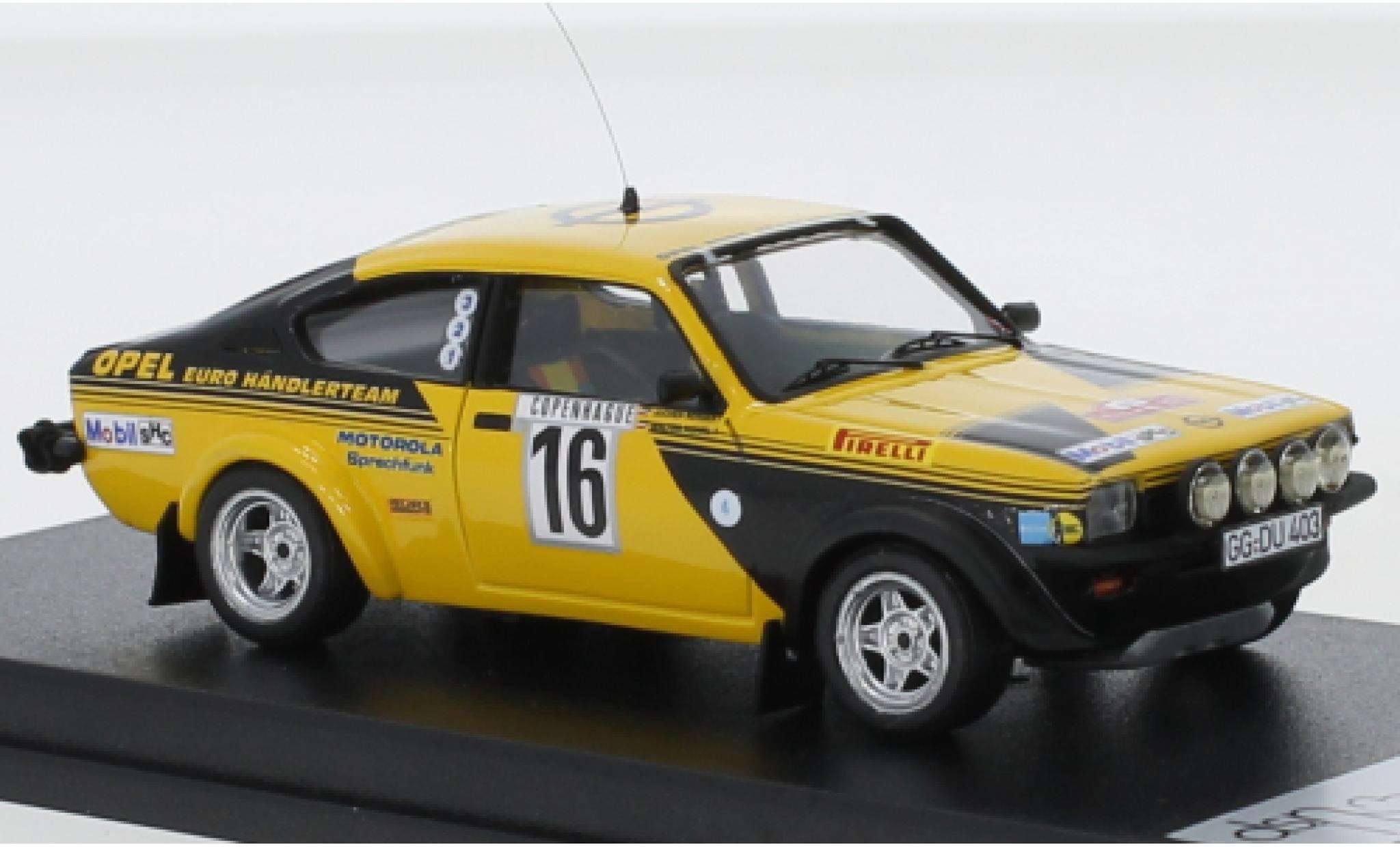 Opel Kadett 1/43 Trofeu C GT/E No.16 Euro H&auml;ndlerteam Rallye WM Rallye Monte Carlo 1976 W.R&ouml;hrl/J.Berger modelauto